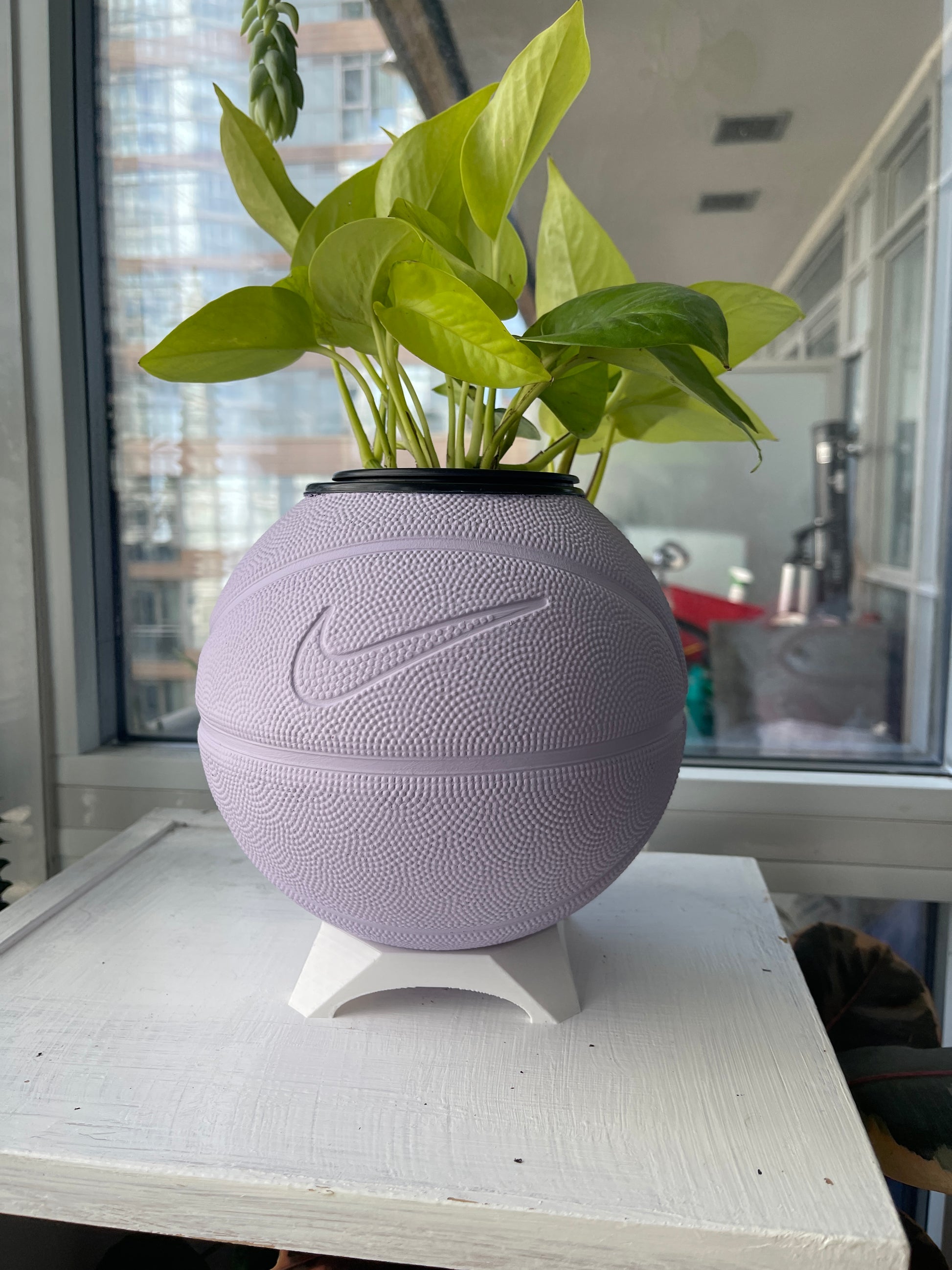Nike Mini Basketball Planter (Lilac)