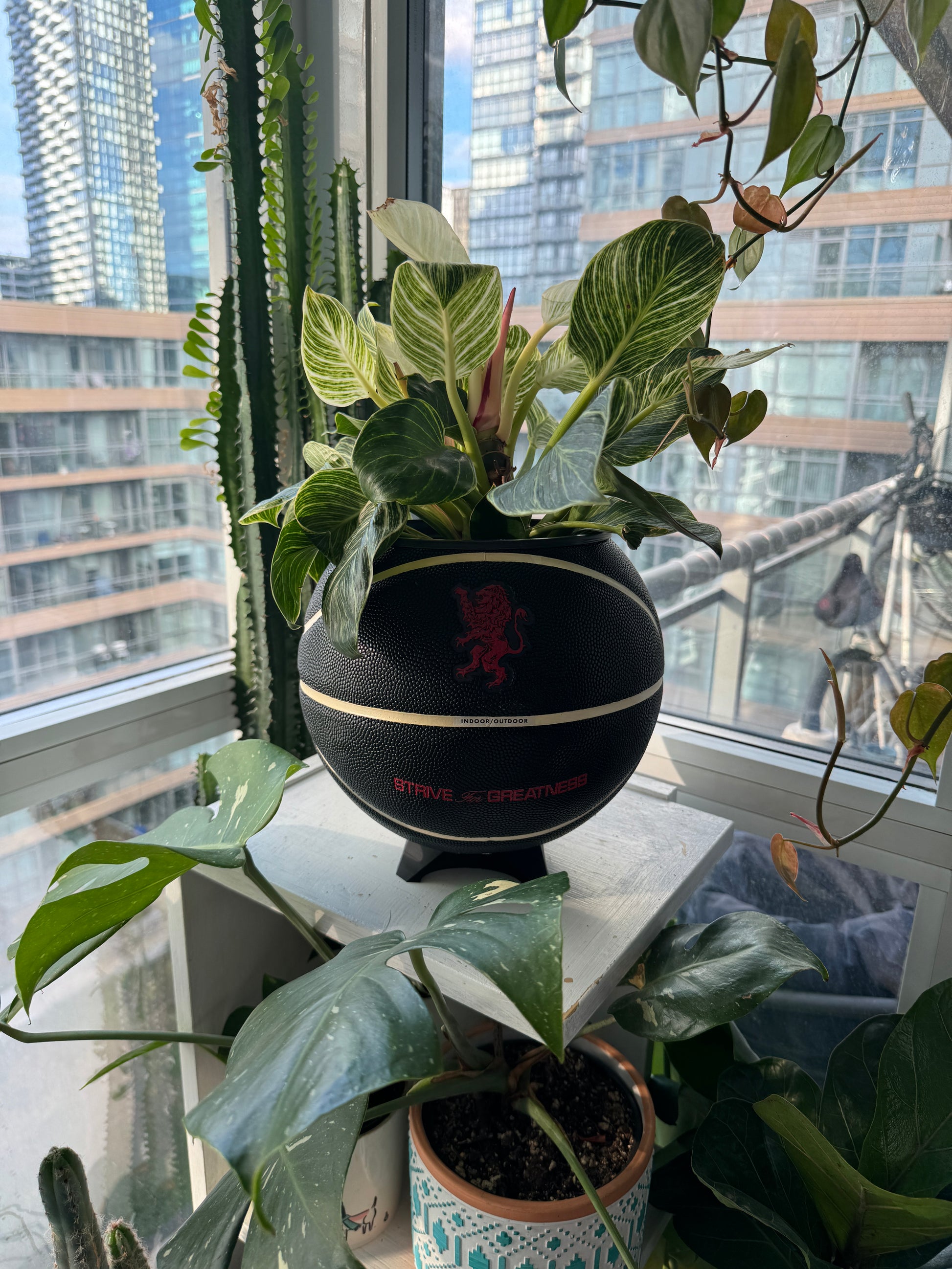 Nike Jordan Large Basketball Planter (Strive for Greatness)
