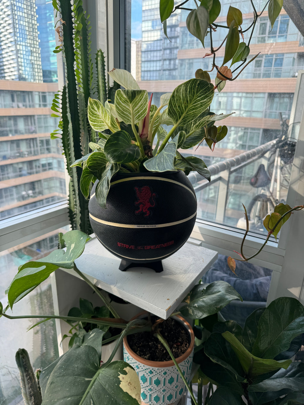 Nike Jordan Large Basketball Planter (Strive for Greatness)