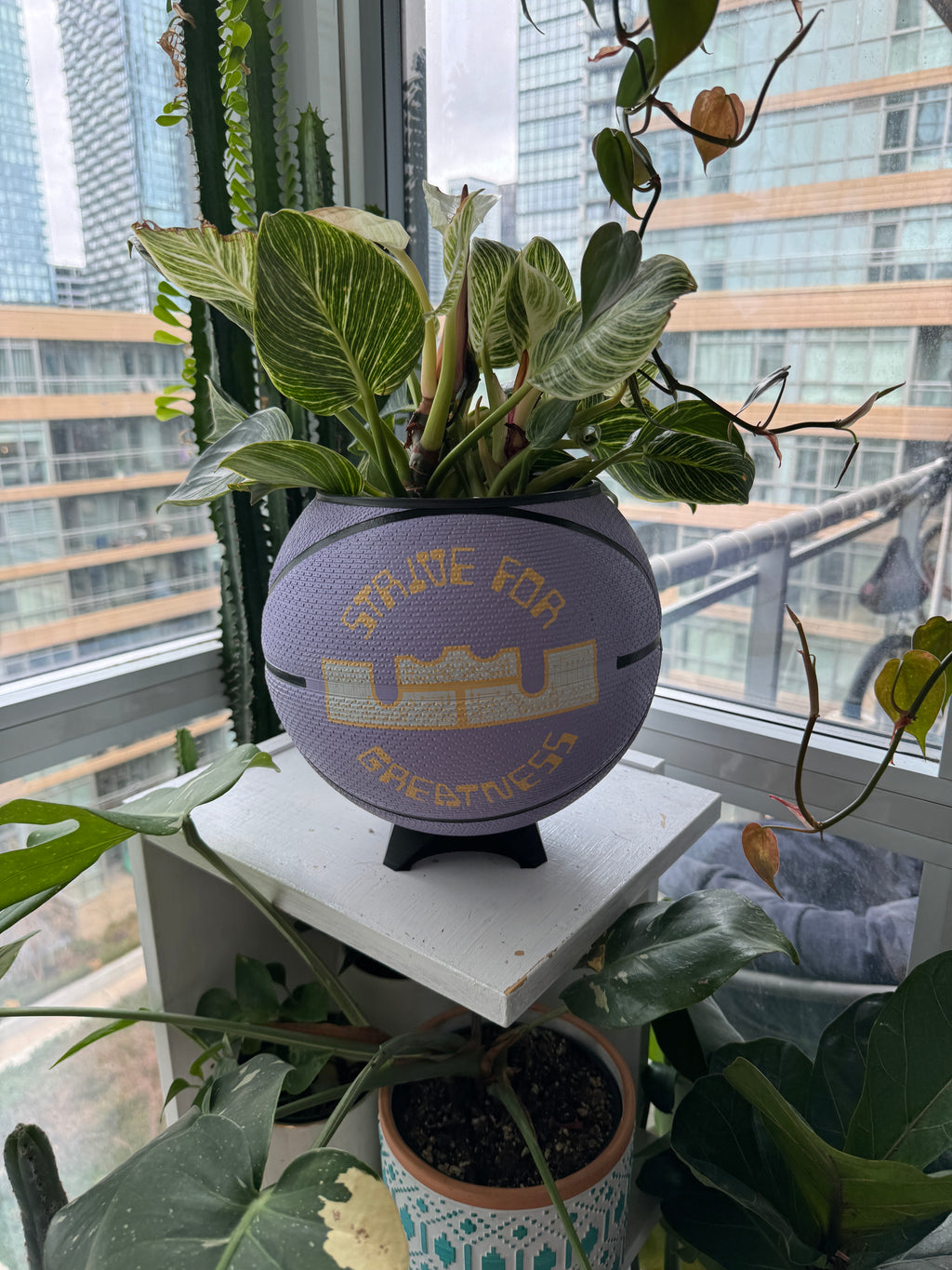 Nike Large Basketball Planter (LeBron King Lilac Greatness)