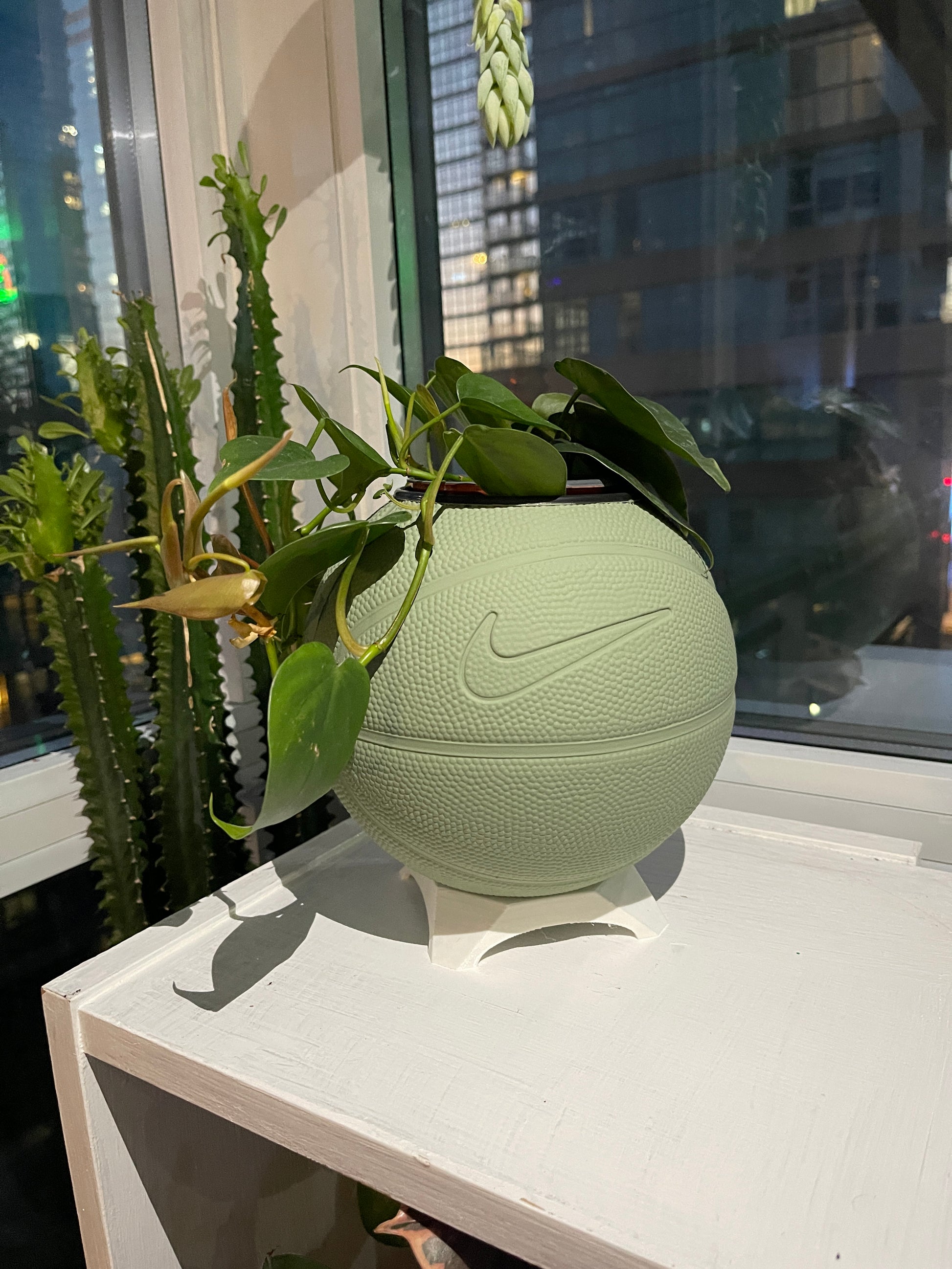 Nike Mini Basketball Planter (Sage)