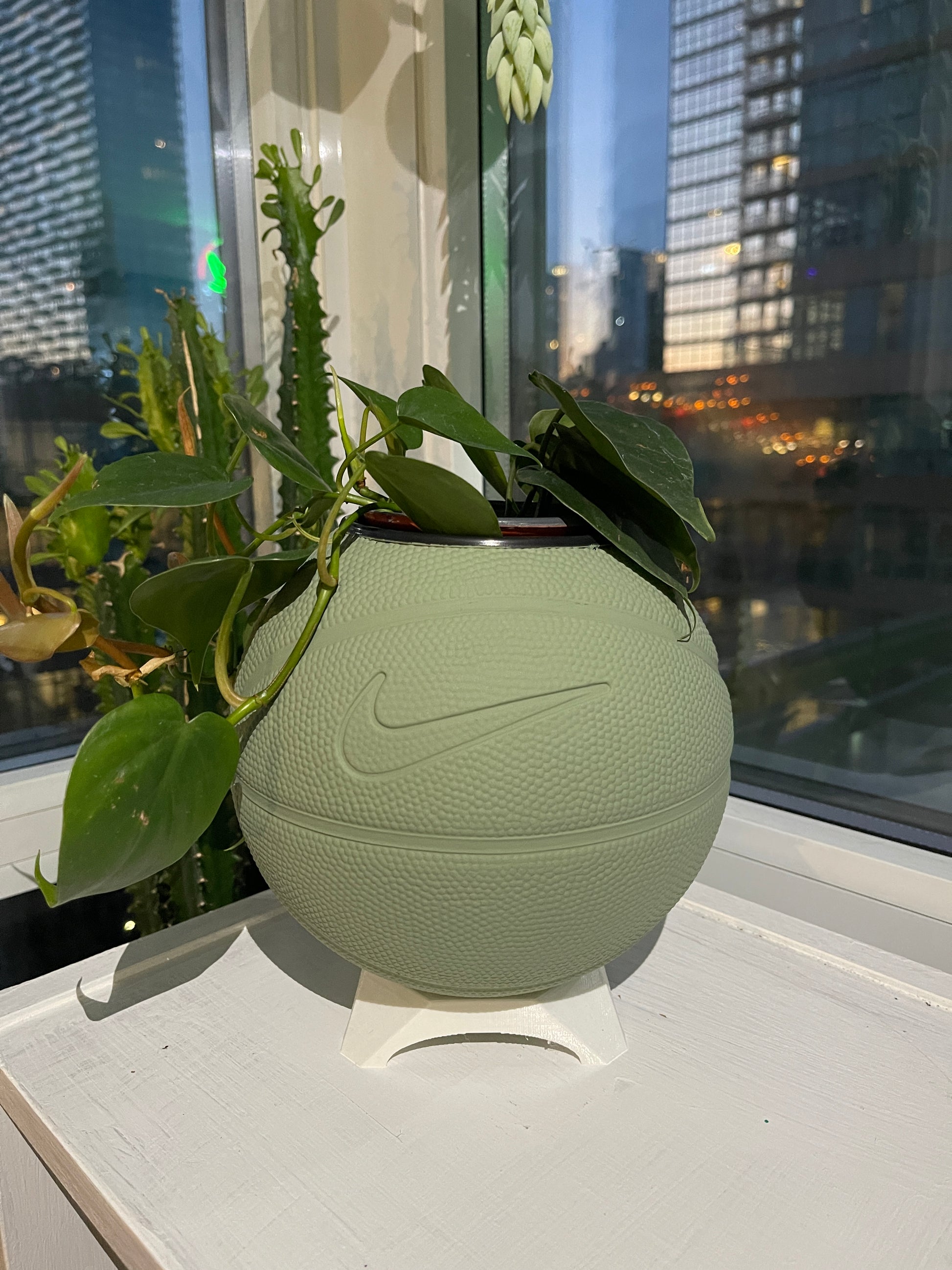 Nike Mini Basketball Planter (Sage)