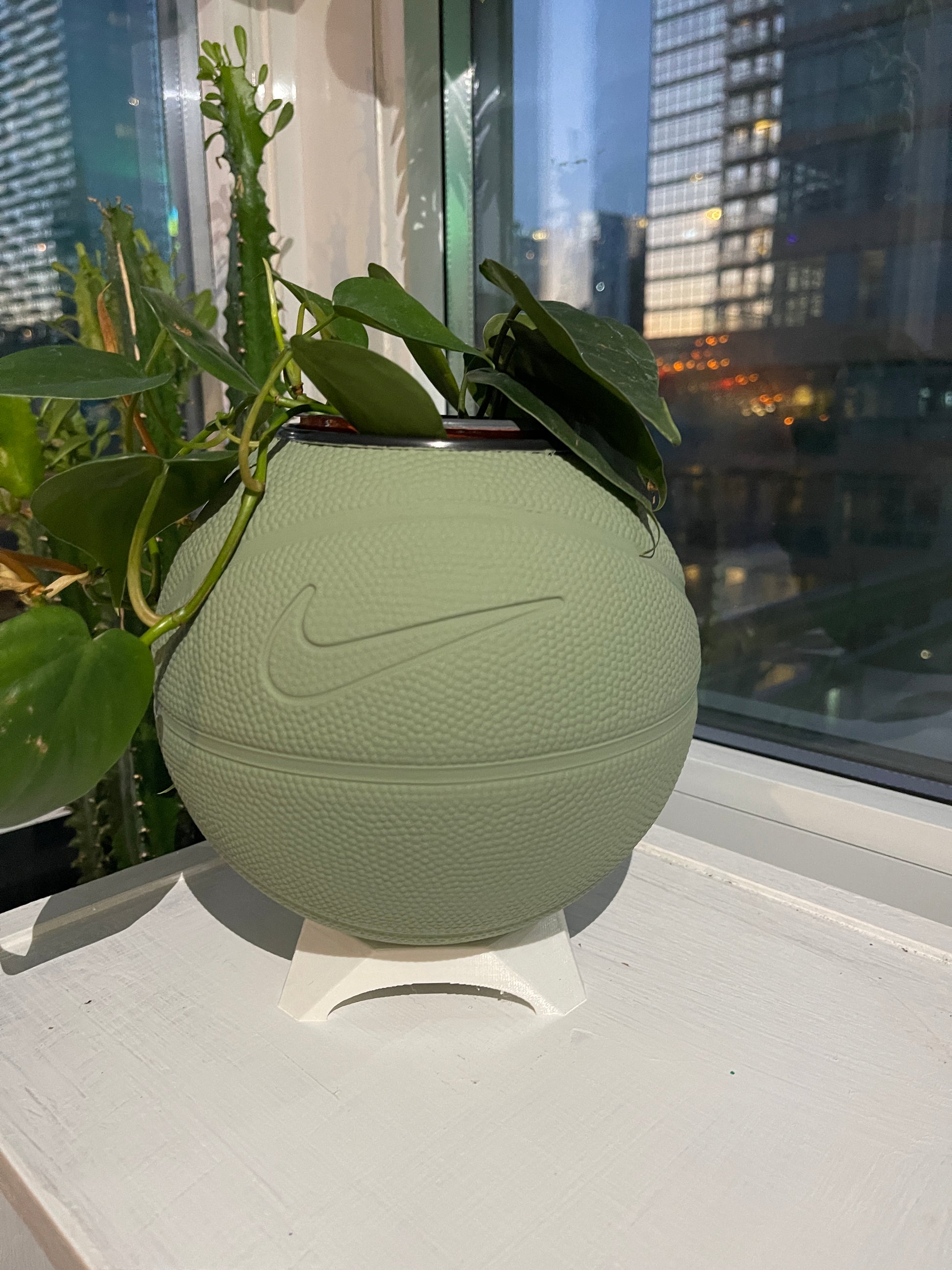 Nike Mini Basketball Planter (Sage)