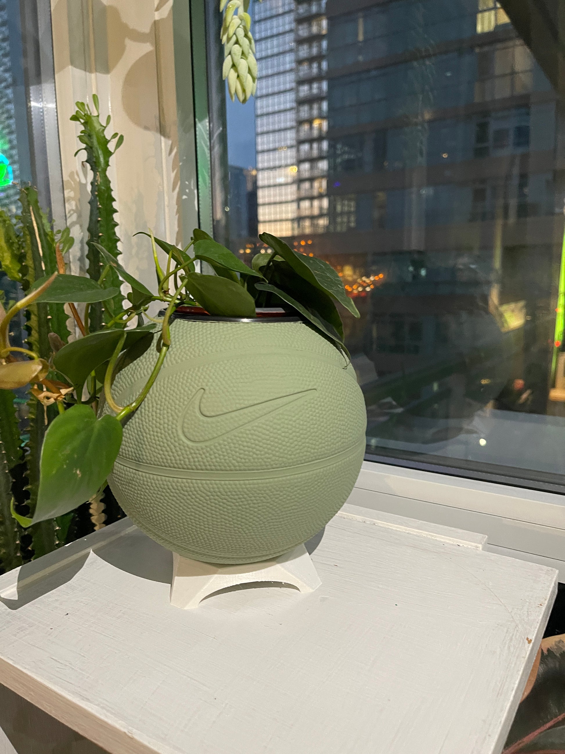 Nike Mini Basketball Planter (Sage)