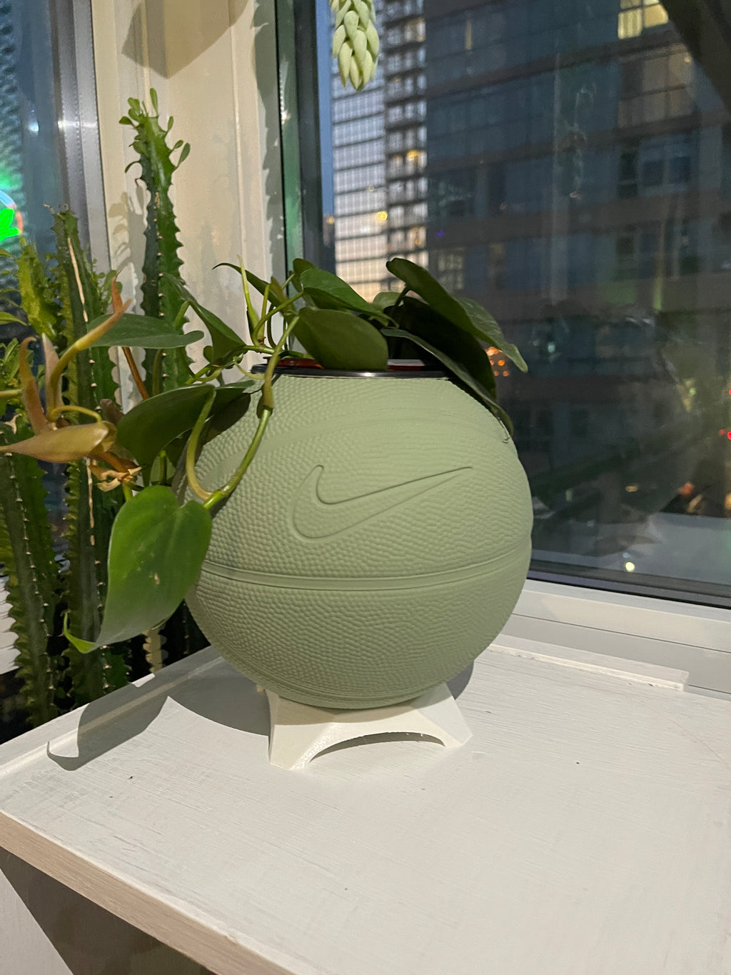 Nike Mini Basketball Planter (Sage)