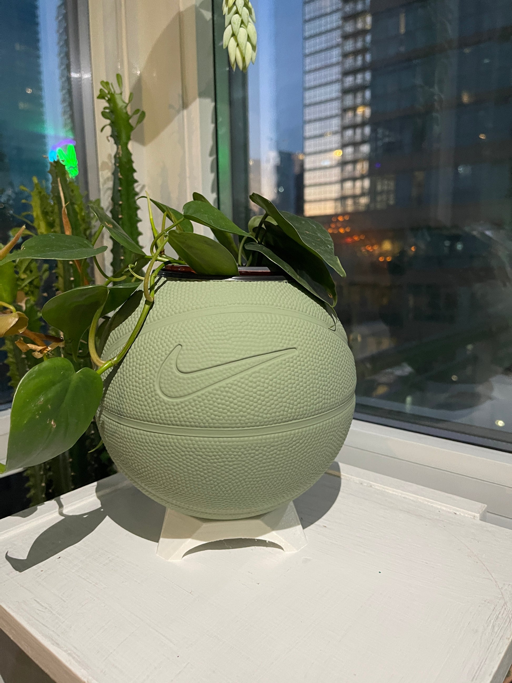 Nike Mini Basketball Planter (Sage)