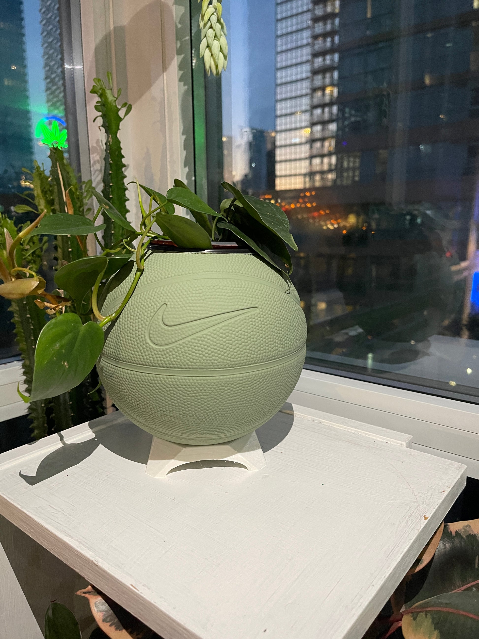 Nike Mini Basketball Planter (Sage)