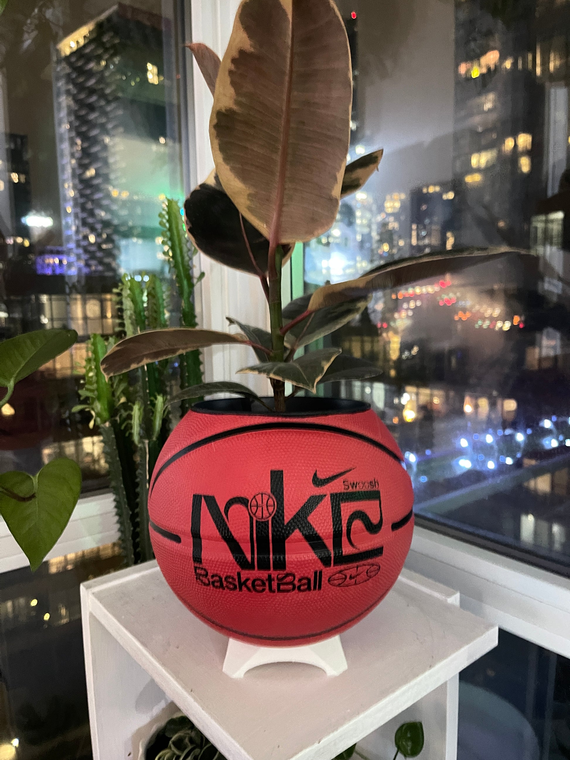 Nike Large Basketball Planter (Cherry)