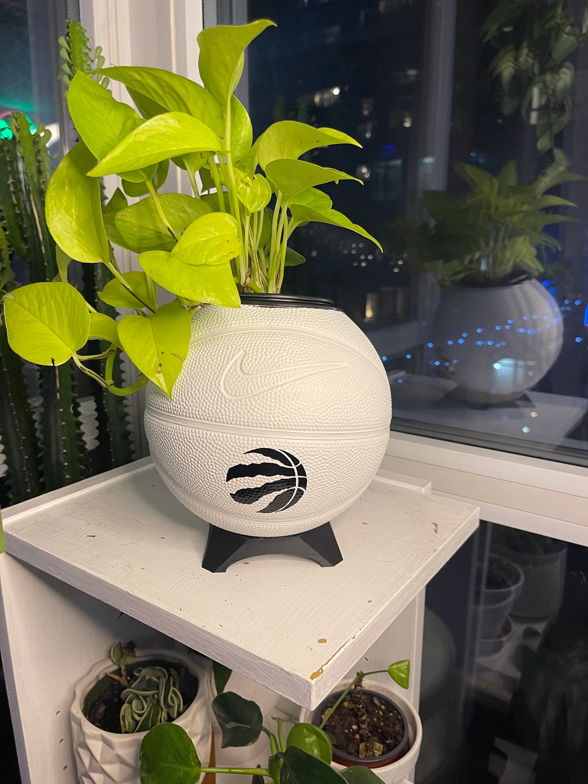 Nike Mini Basketball Planter (Toronto Raptors - Shadow)