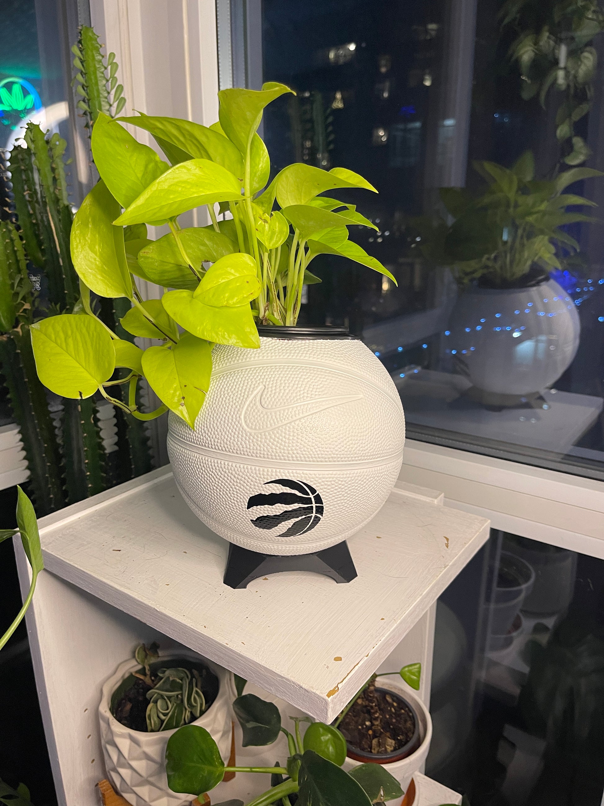 Nike Mini Basketball Planter (Toronto Raptors - Shadow)
