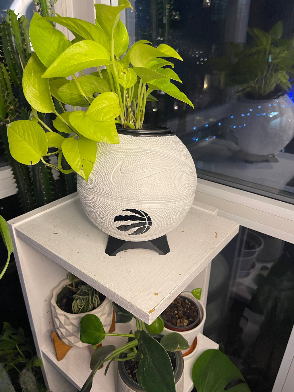 Nike Mini Basketball Planter (Toronto Raptors - Shadow)