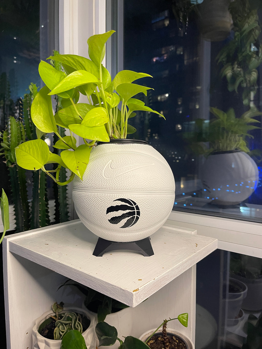 Nike Mini Basketball Planter (Toronto Raptors - Shadow)
