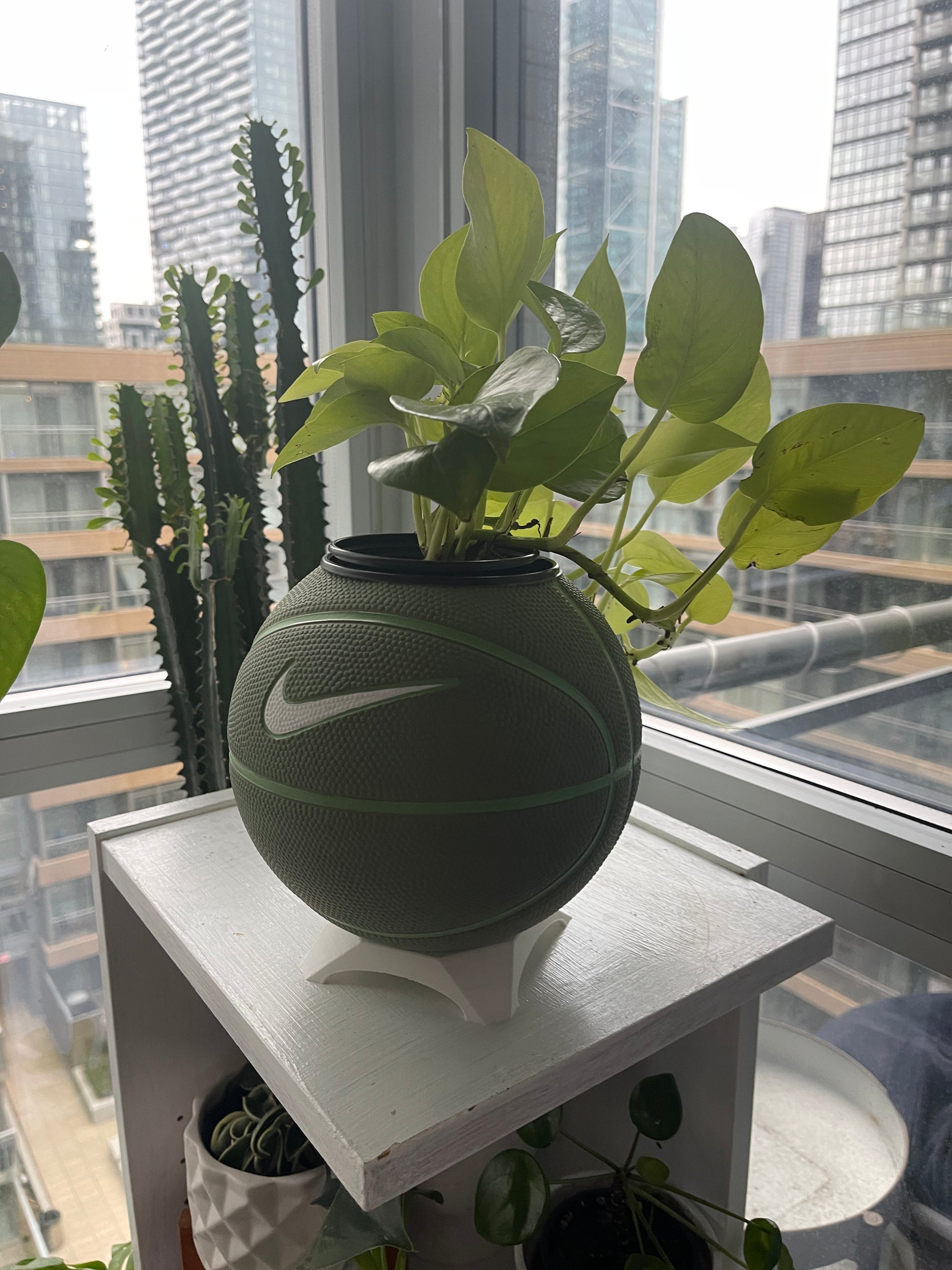 Nike Mini Basketball Planter (Key Lime Pie)