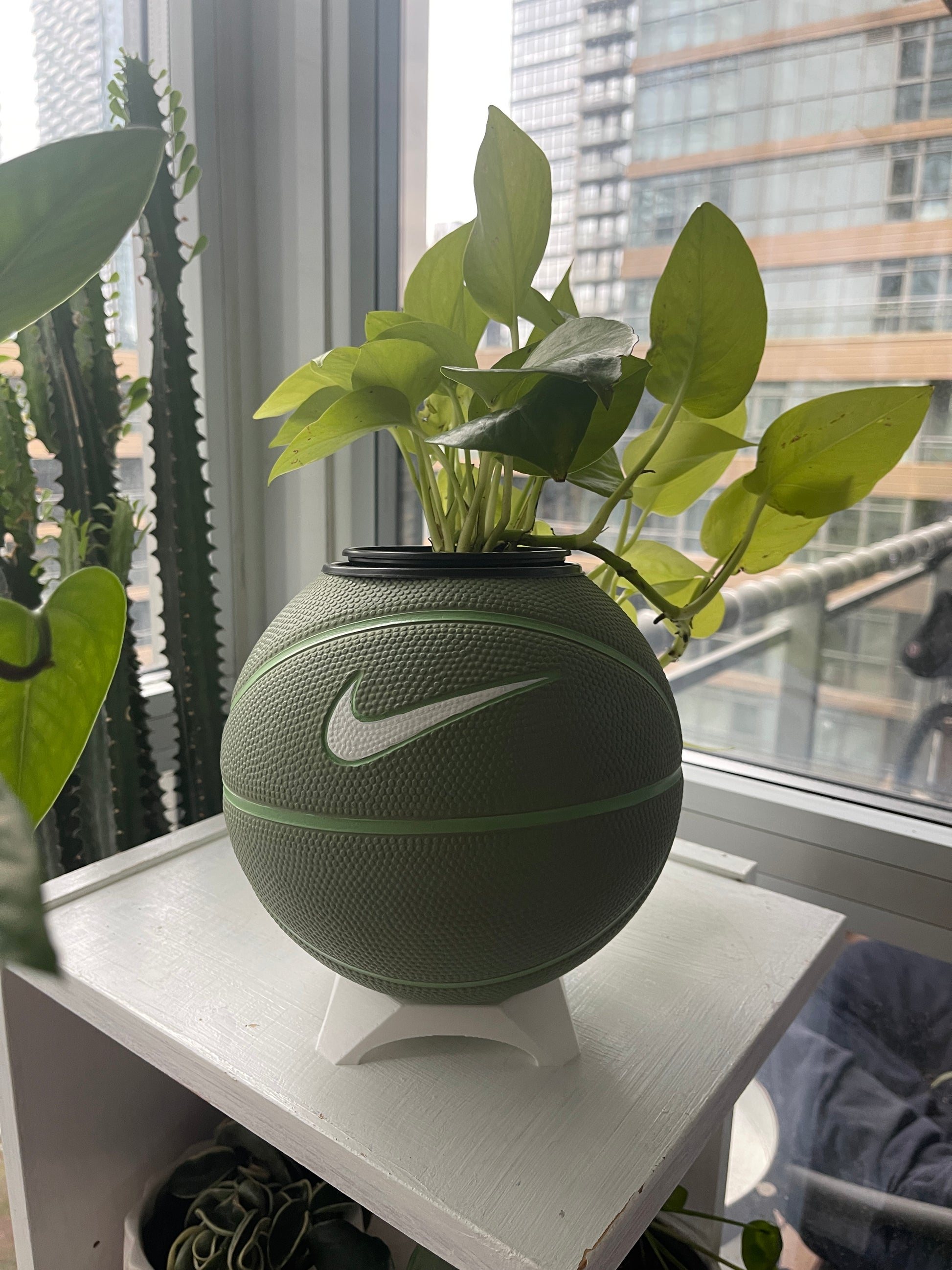 Nike Mini Basketball Planter (Key Lime Pie)