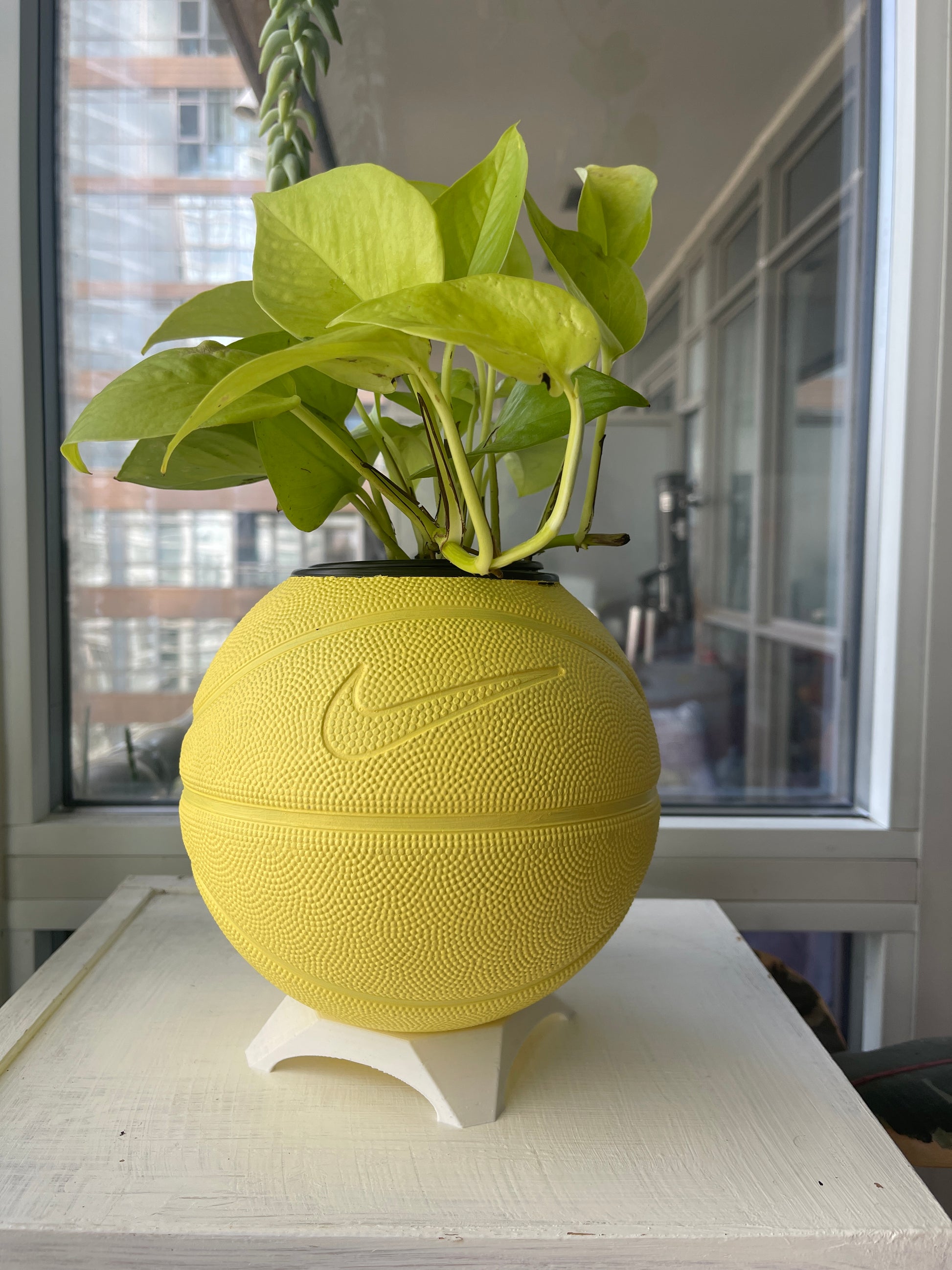 Nike Mini Basketball Planter (Sunny Yellow)