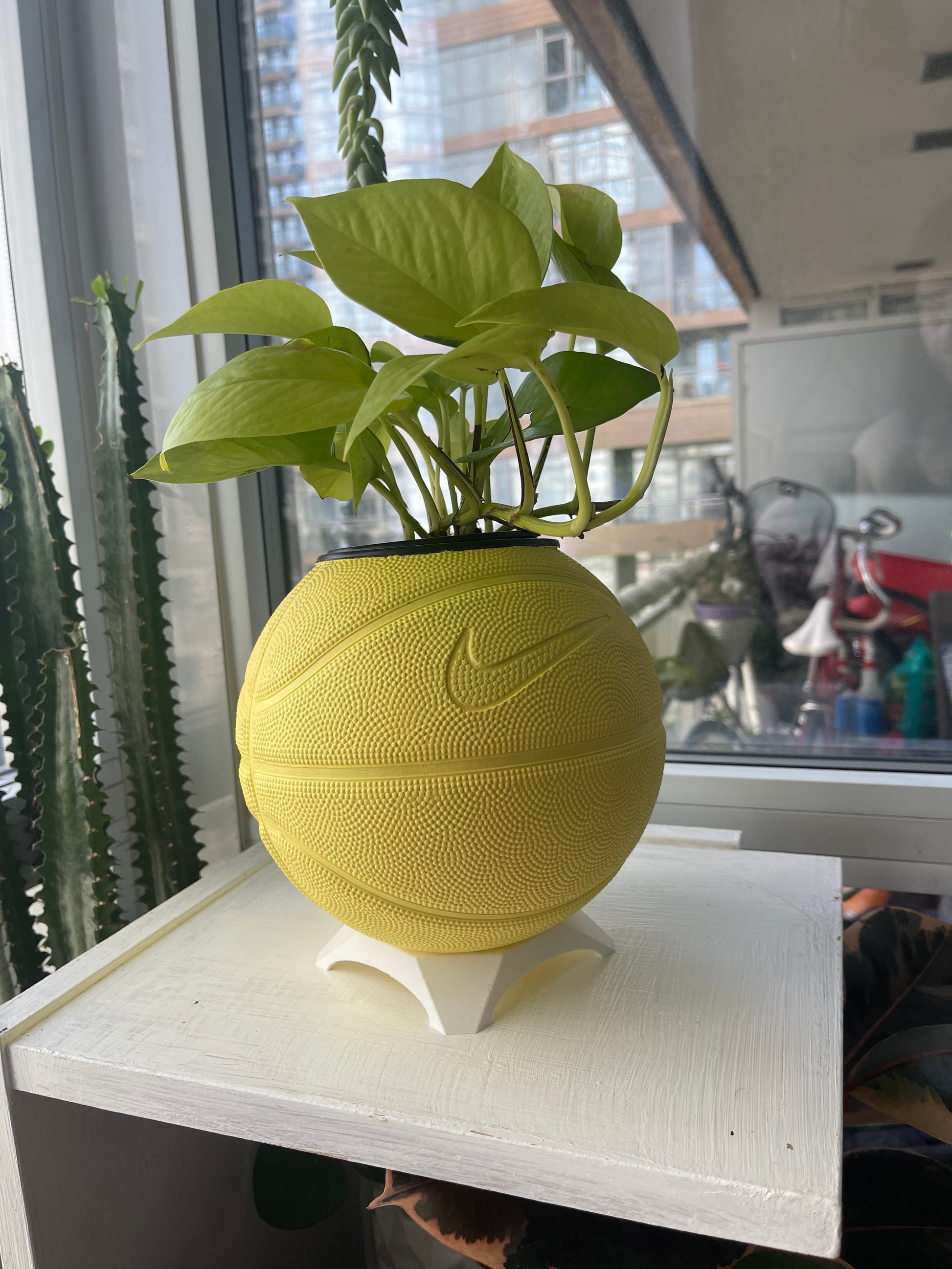 Nike Mini Basketball Planter (Sunny Yellow)