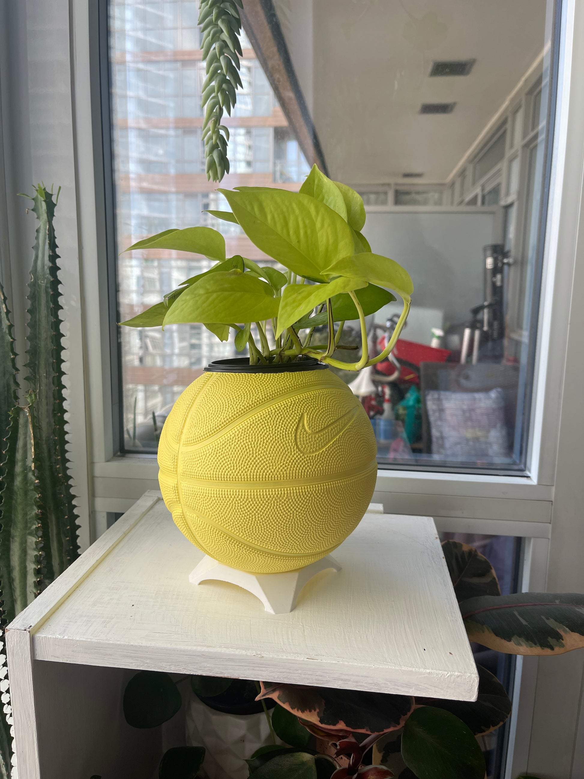 Nike Mini Basketball Planter (Sunny Yellow)