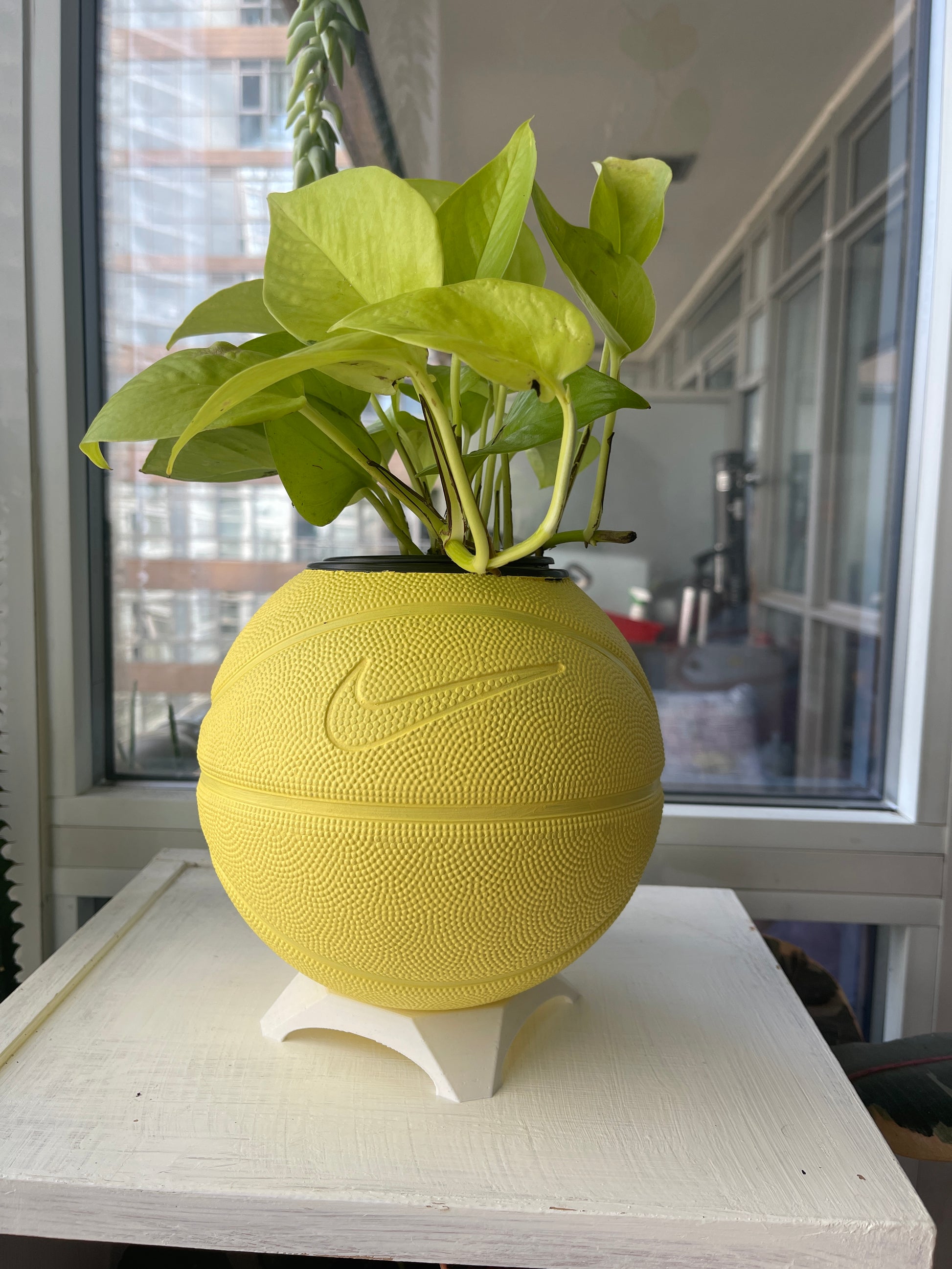 Nike Mini Basketball Planter (Sunny Yellow)