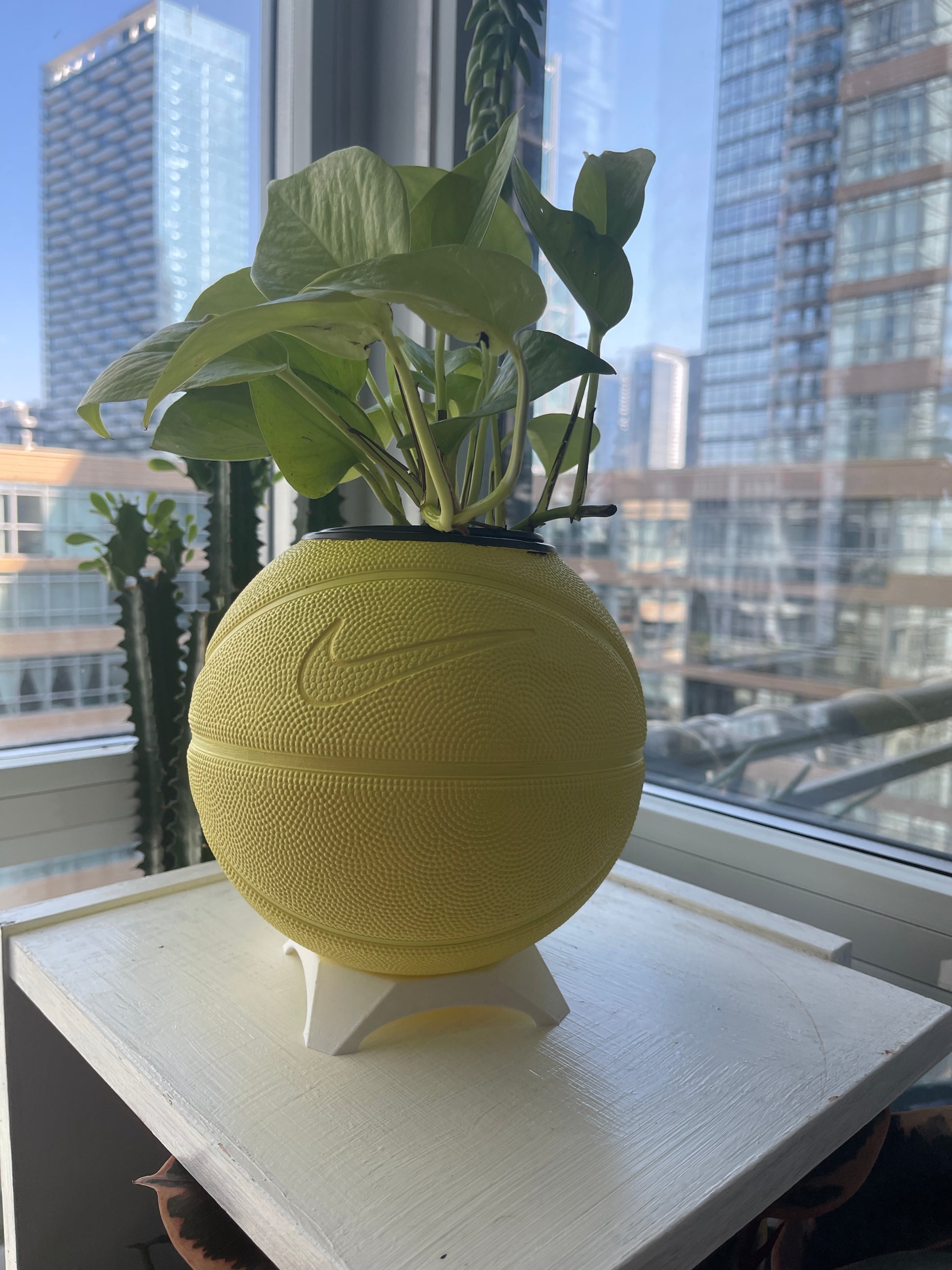 Nike Mini Basketball Planter (Sunny Yellow)