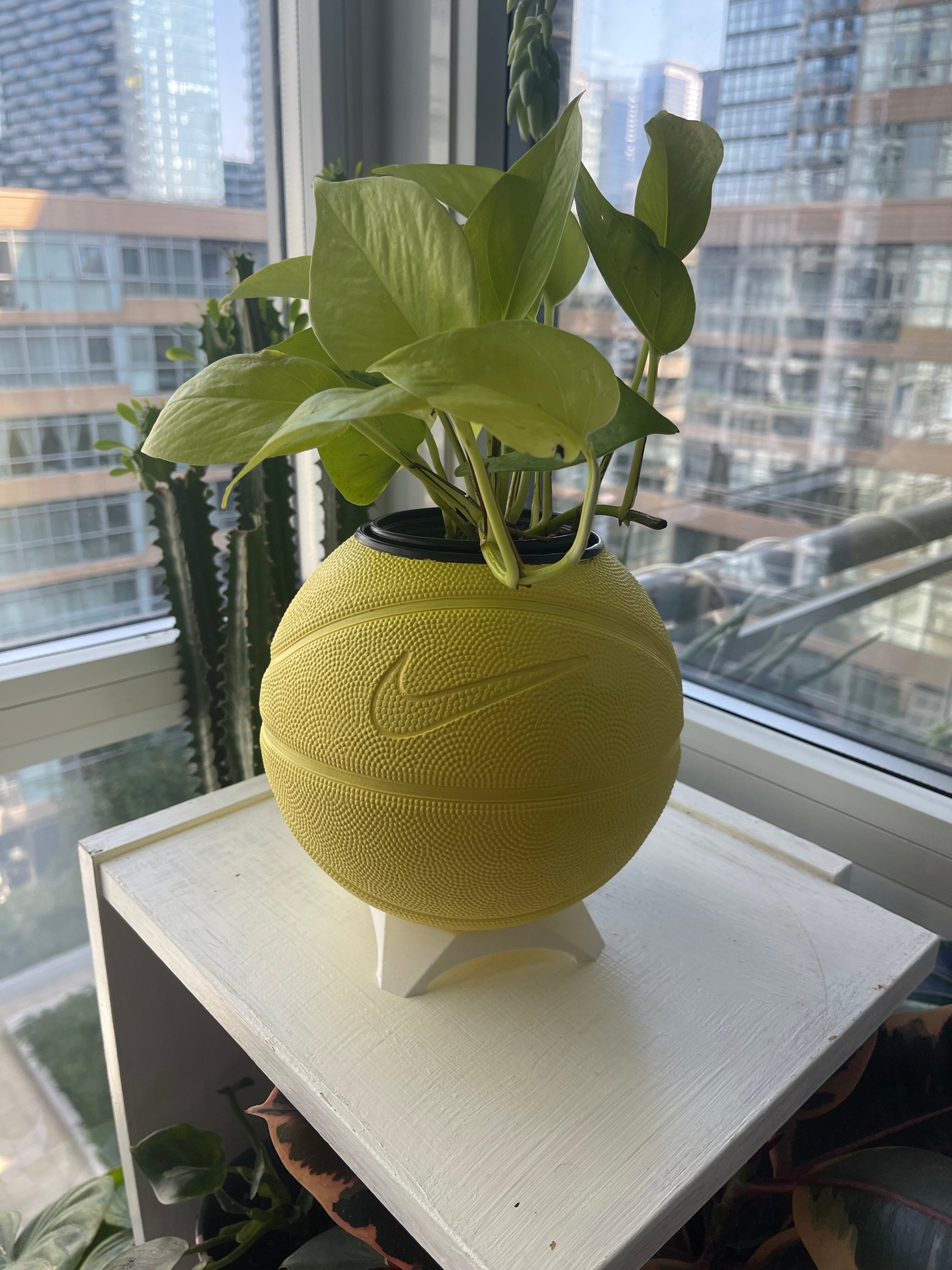 Nike Mini Basketball Planter (Sunny Yellow)