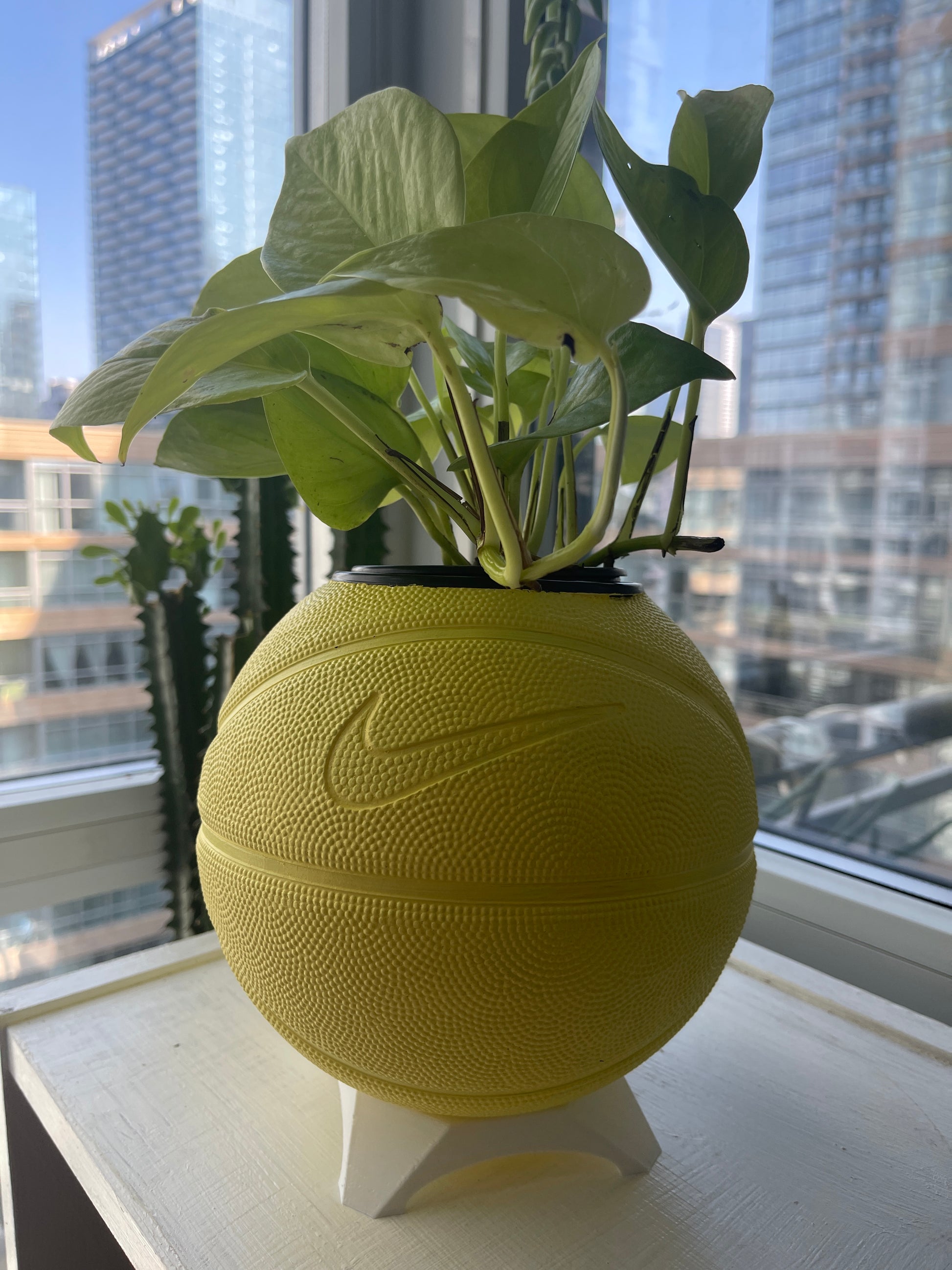 Nike Mini Basketball Planter (Sunny Yellow)
