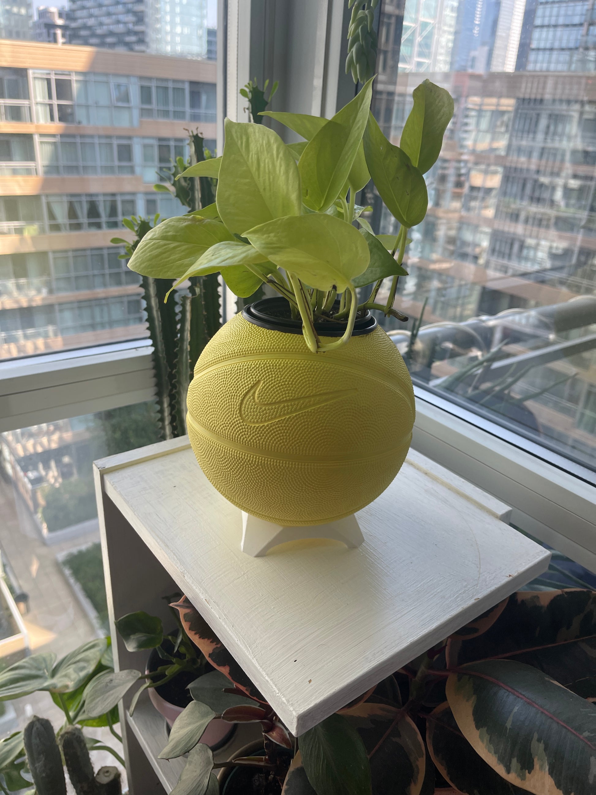 Nike Mini Basketball Planter (Sunny Yellow)