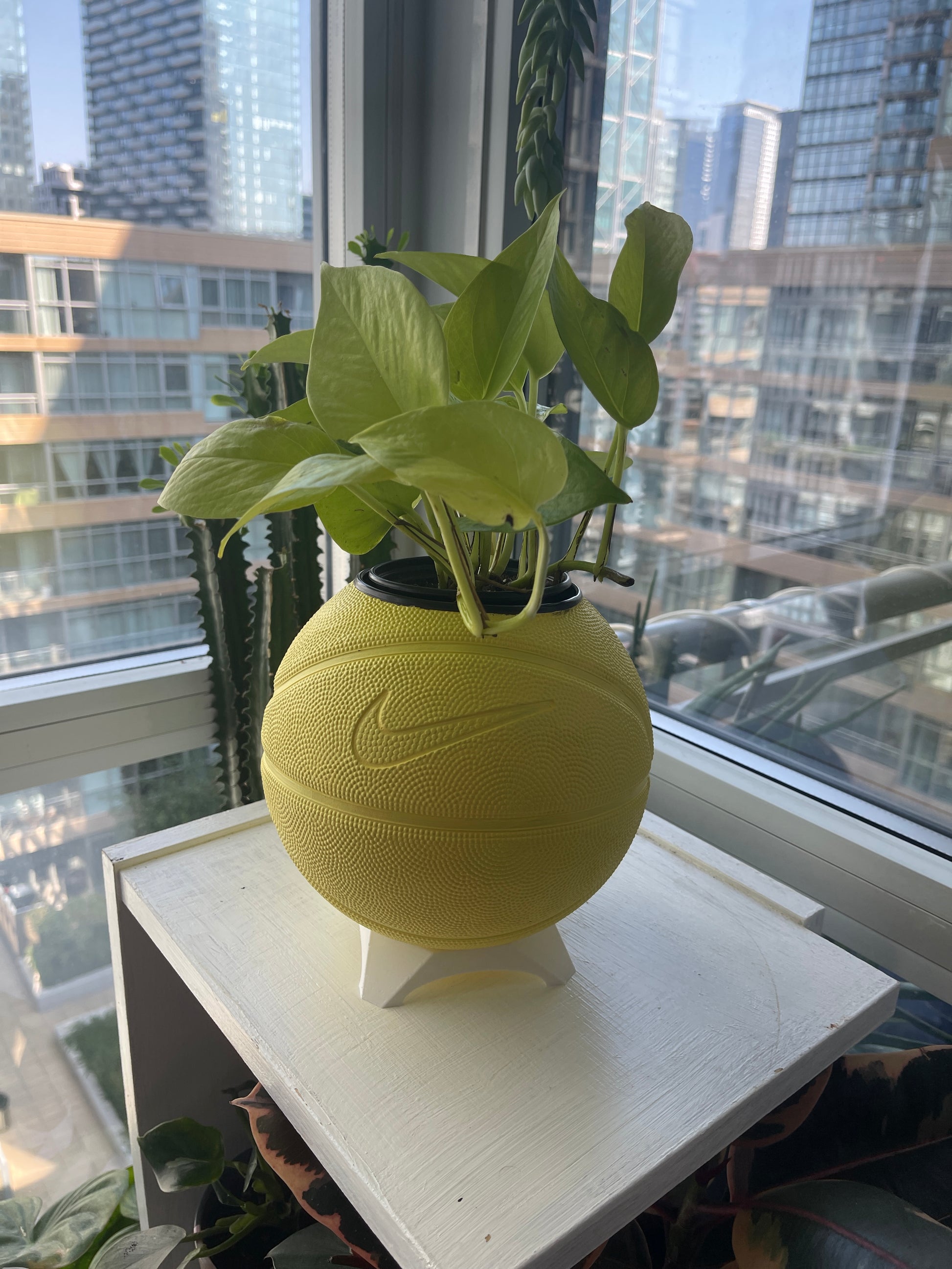 Nike Mini Basketball Planter (Sunny Yellow)
