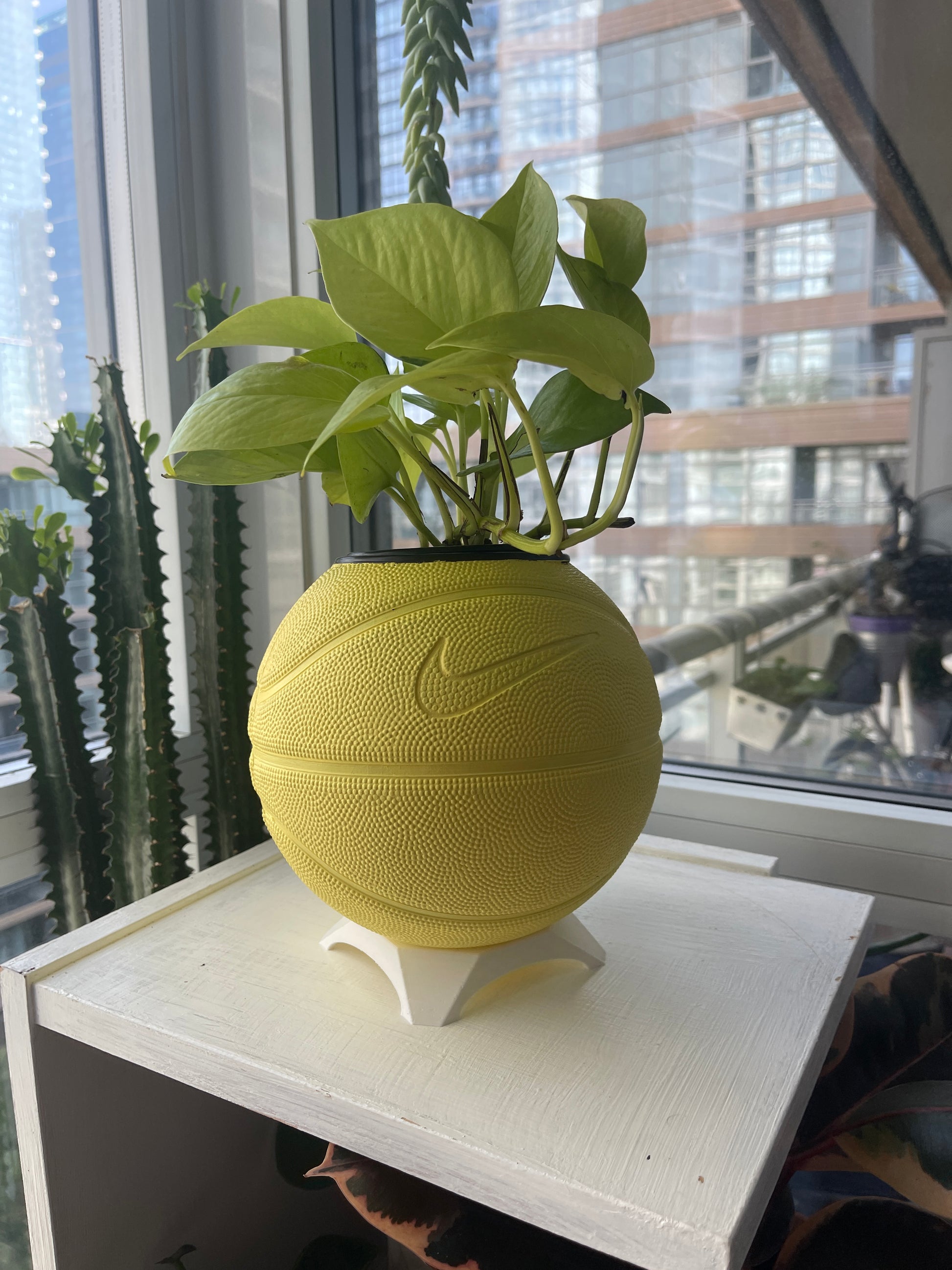 Nike Mini Basketball Planter (Sunny Yellow)