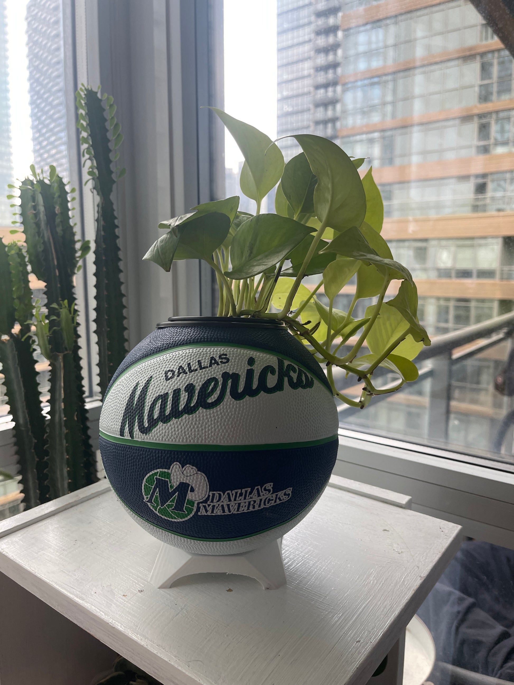 Mini Basketball Planter (Dallas Mavericks)