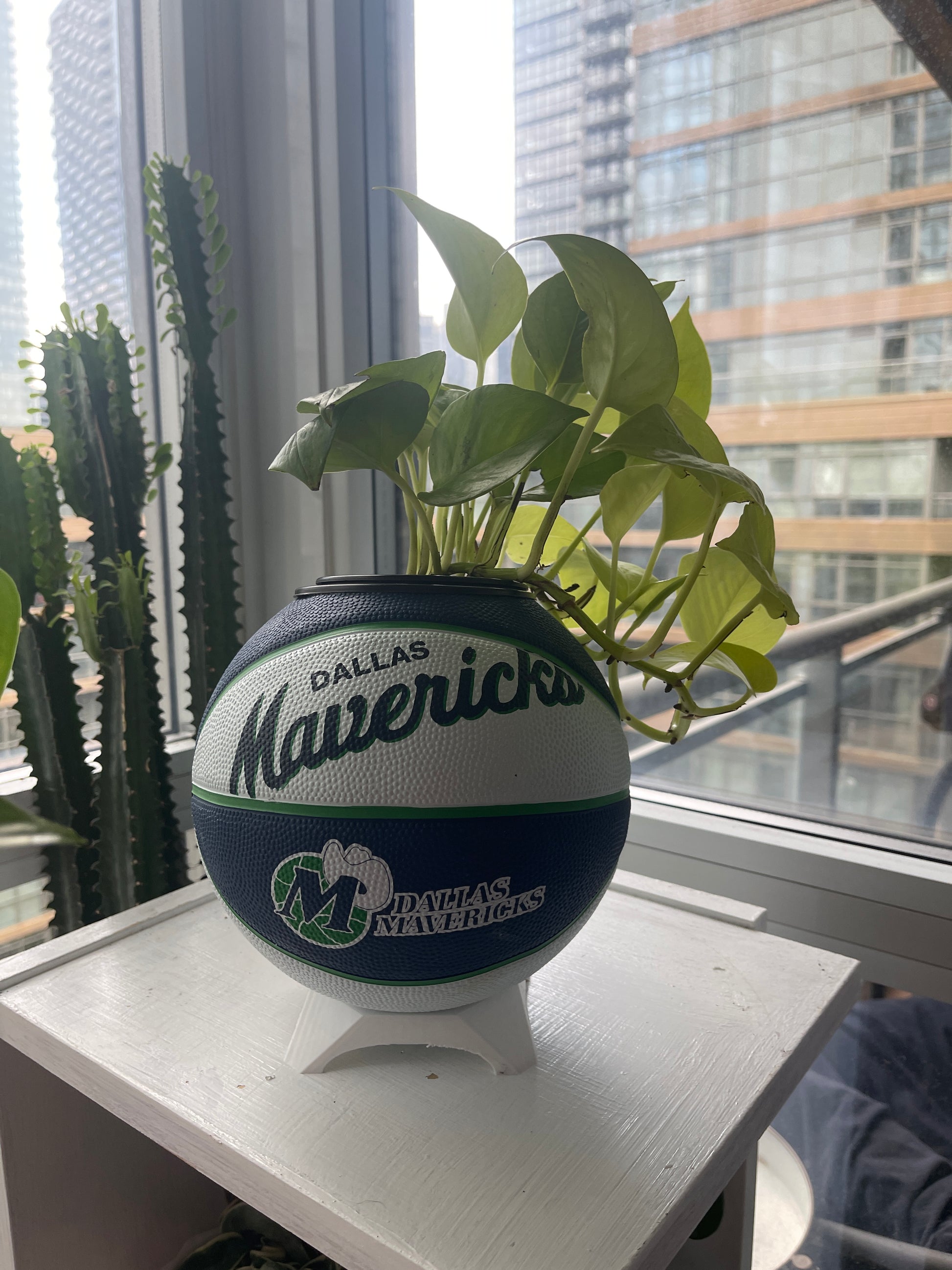 Mini Basketball Planter (Dallas Mavericks)