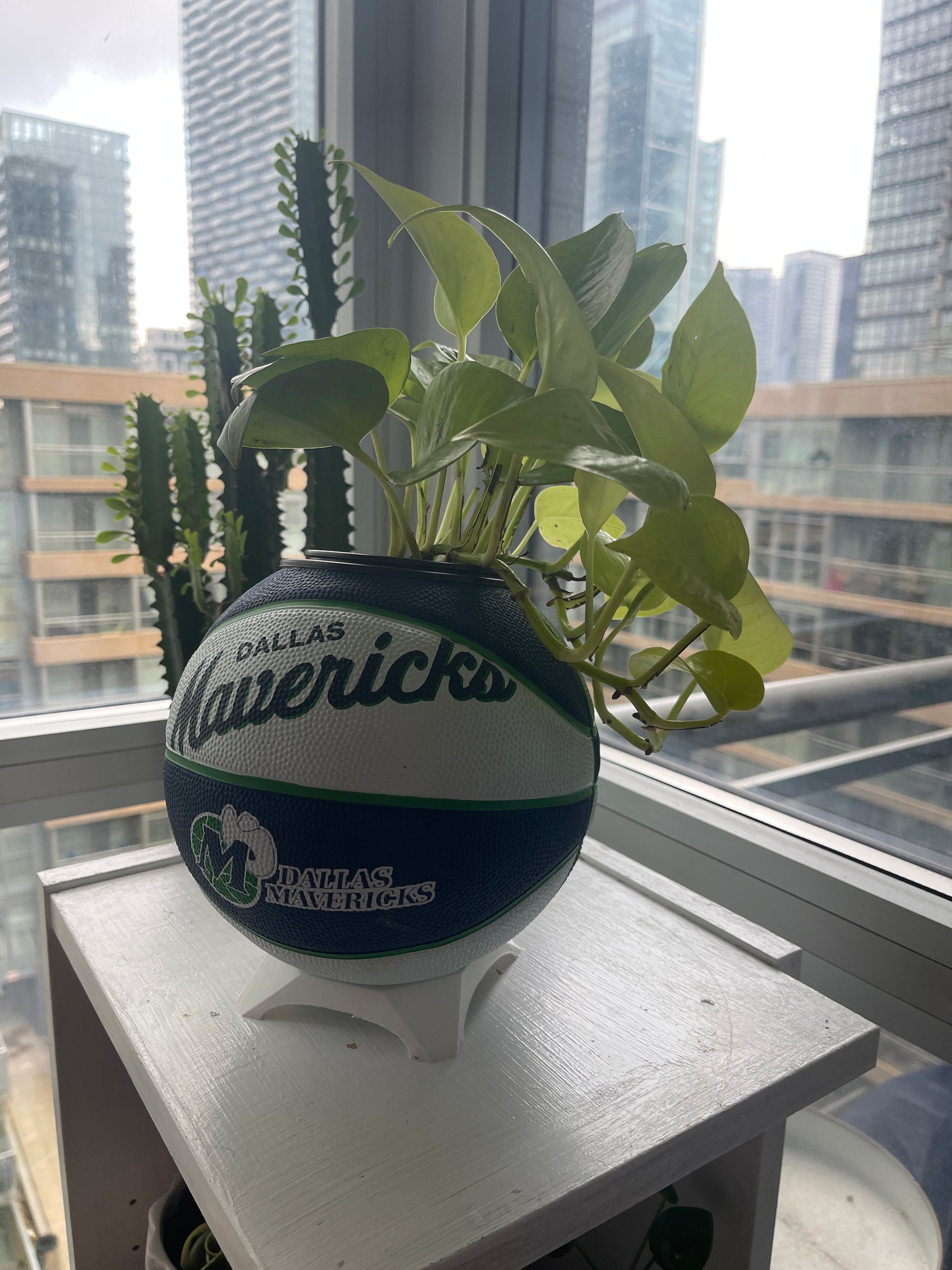 Mini Basketball Planter (Dallas Mavericks)