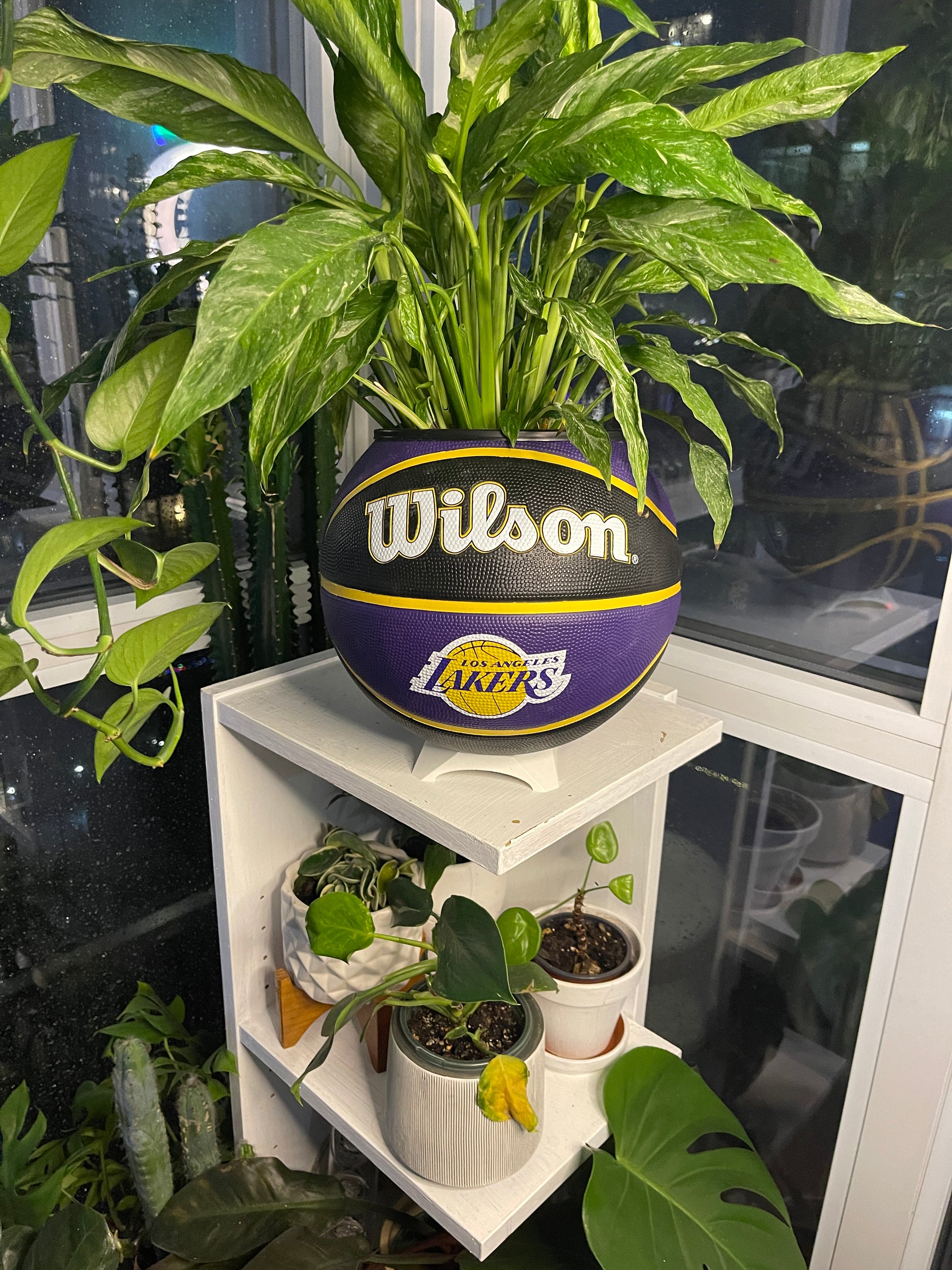 Large Basketball Planter (Los Angeles Lakers)