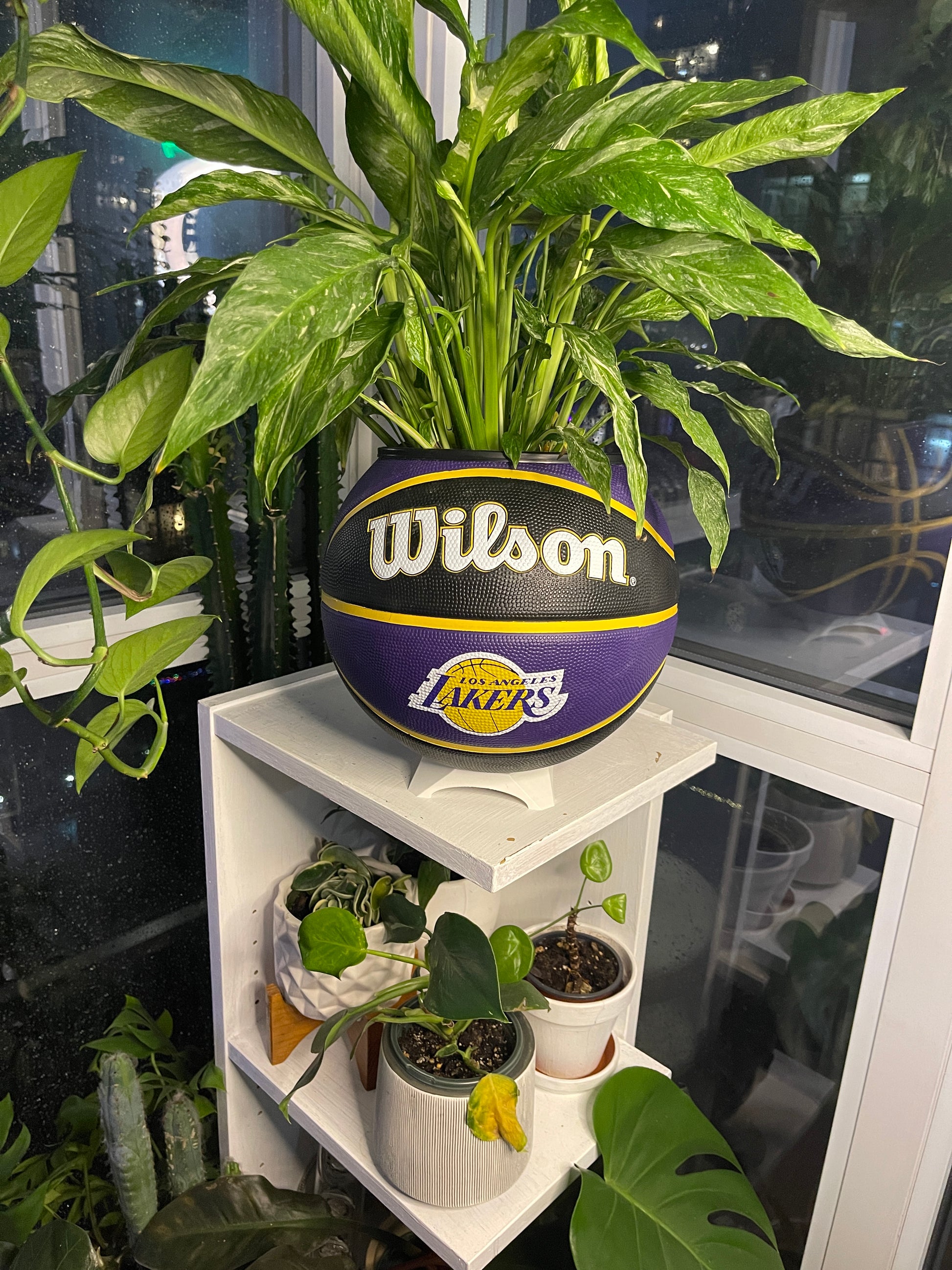 Large Basketball Planter (Los Angeles Lakers)