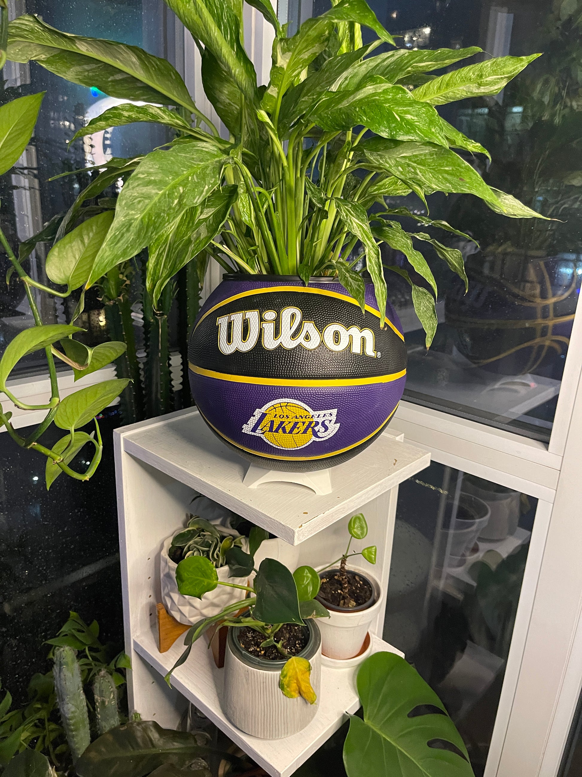 Large Basketball Planter (Los Angeles Lakers)