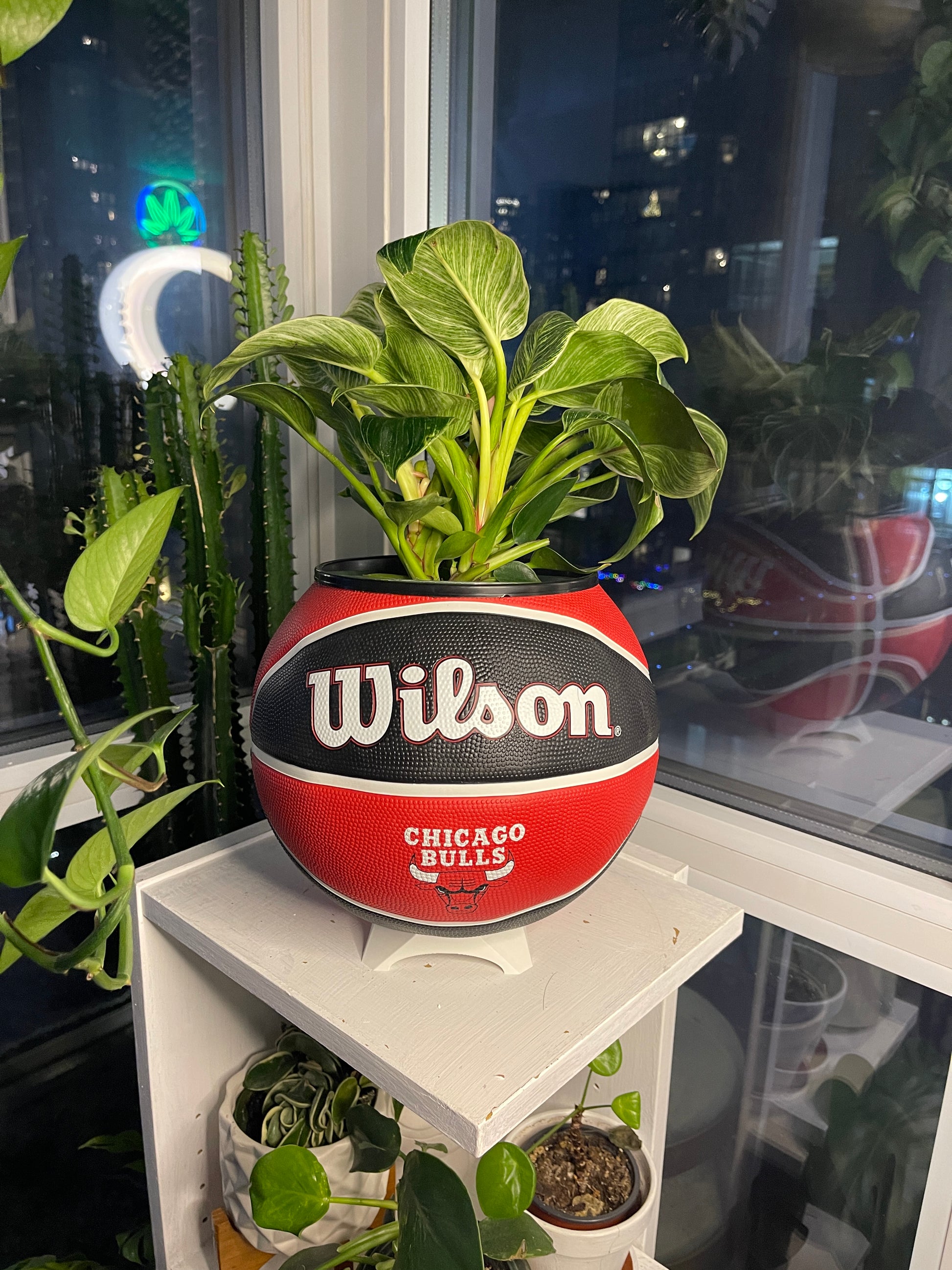 Large Basketball Planter (Chicago Bulls)