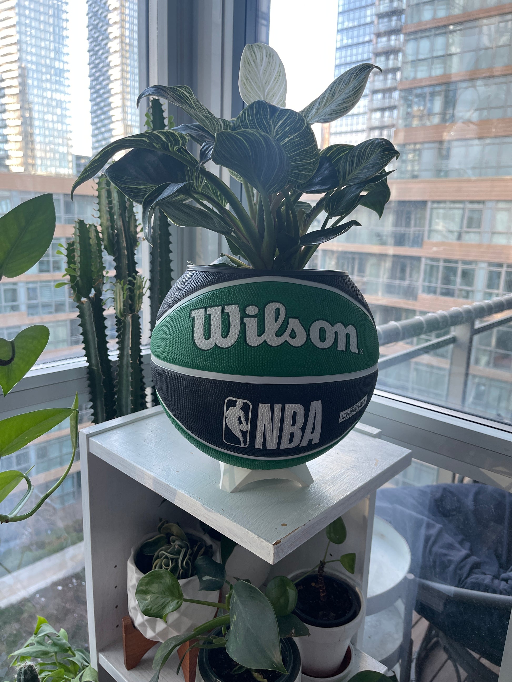 Large Basketball Planter (Boston Celtics)