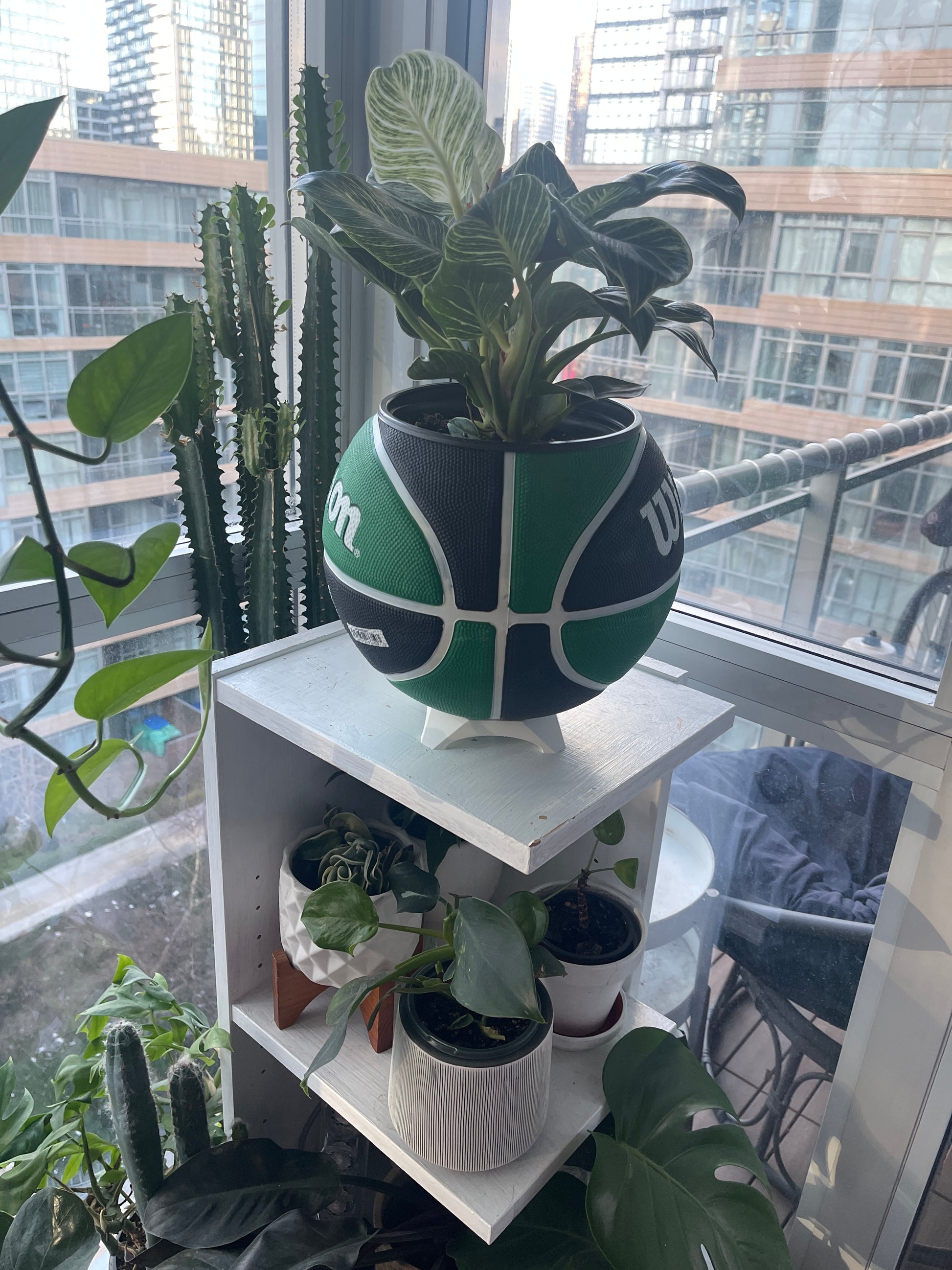 Large Basketball Planter (Boston Celtics)