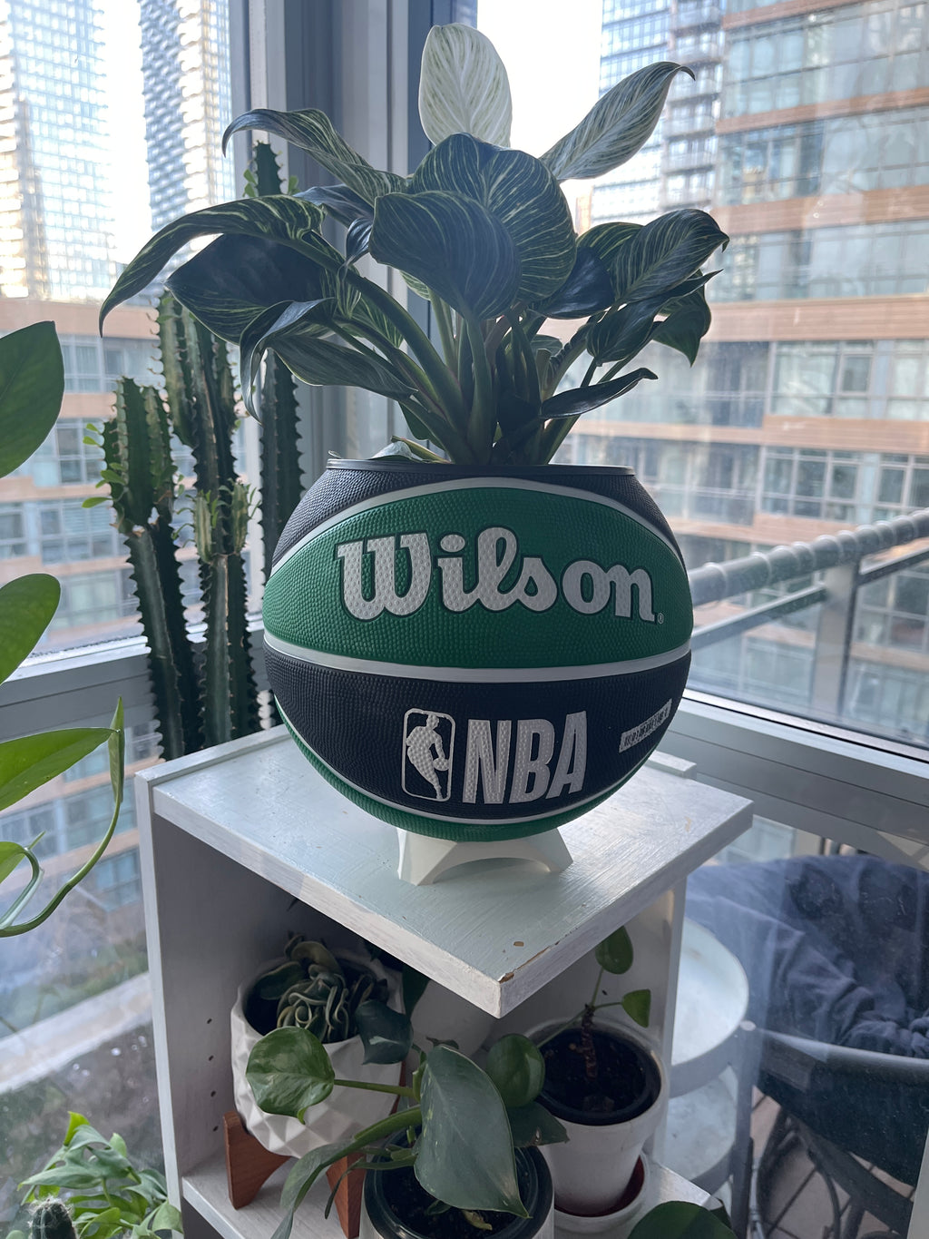 Large Basketball Planter (Boston Celtics)