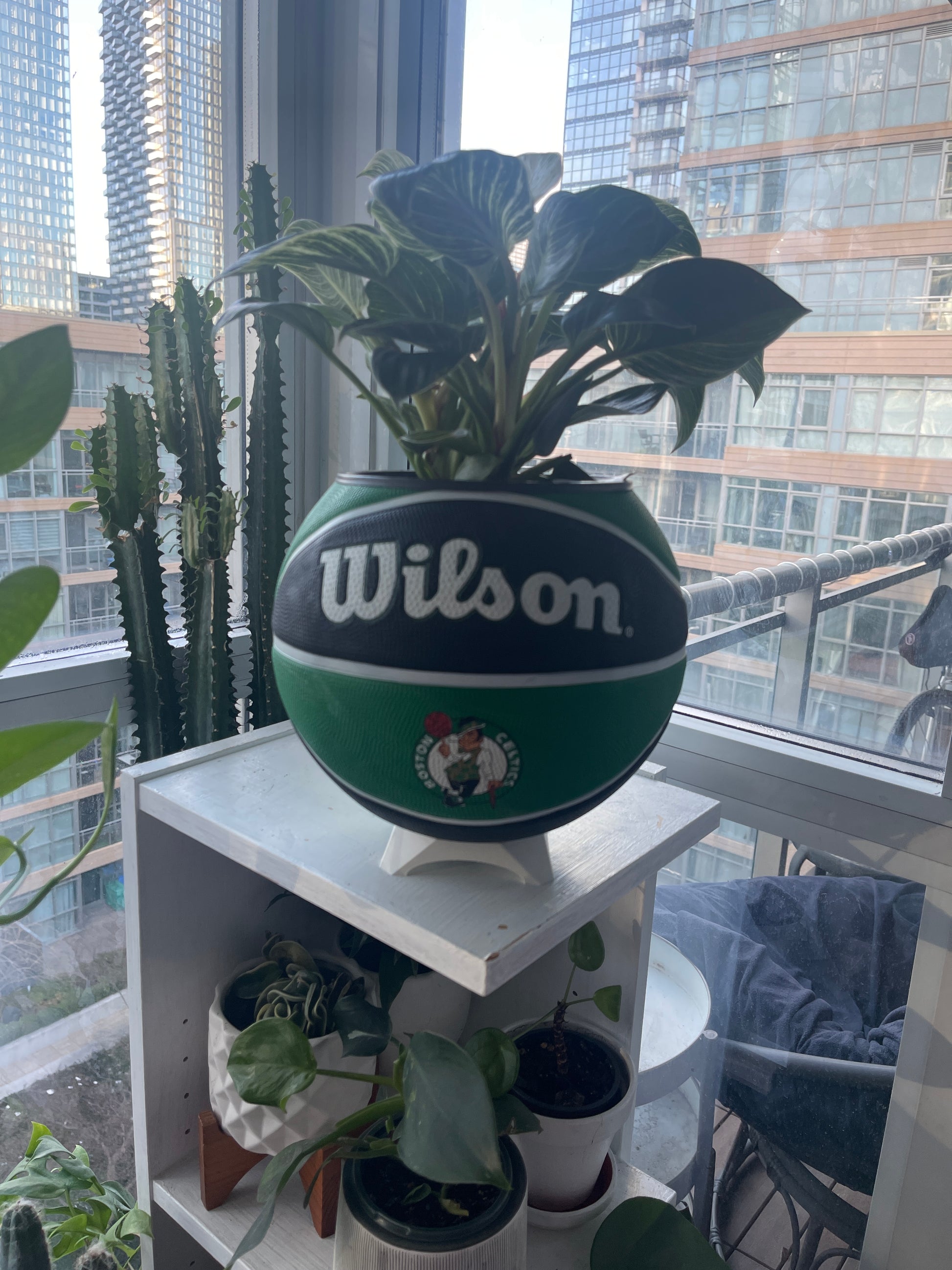 Large Basketball Planter (Boston Celtics)