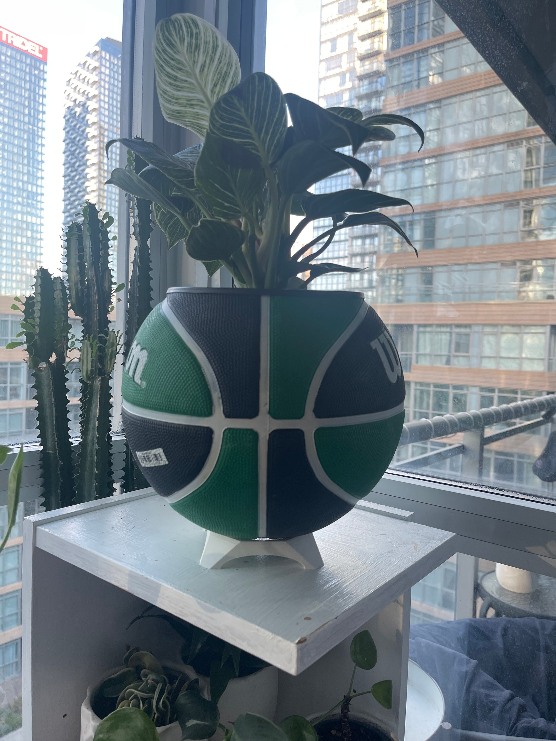 Large Basketball Planter (Boston Celtics)