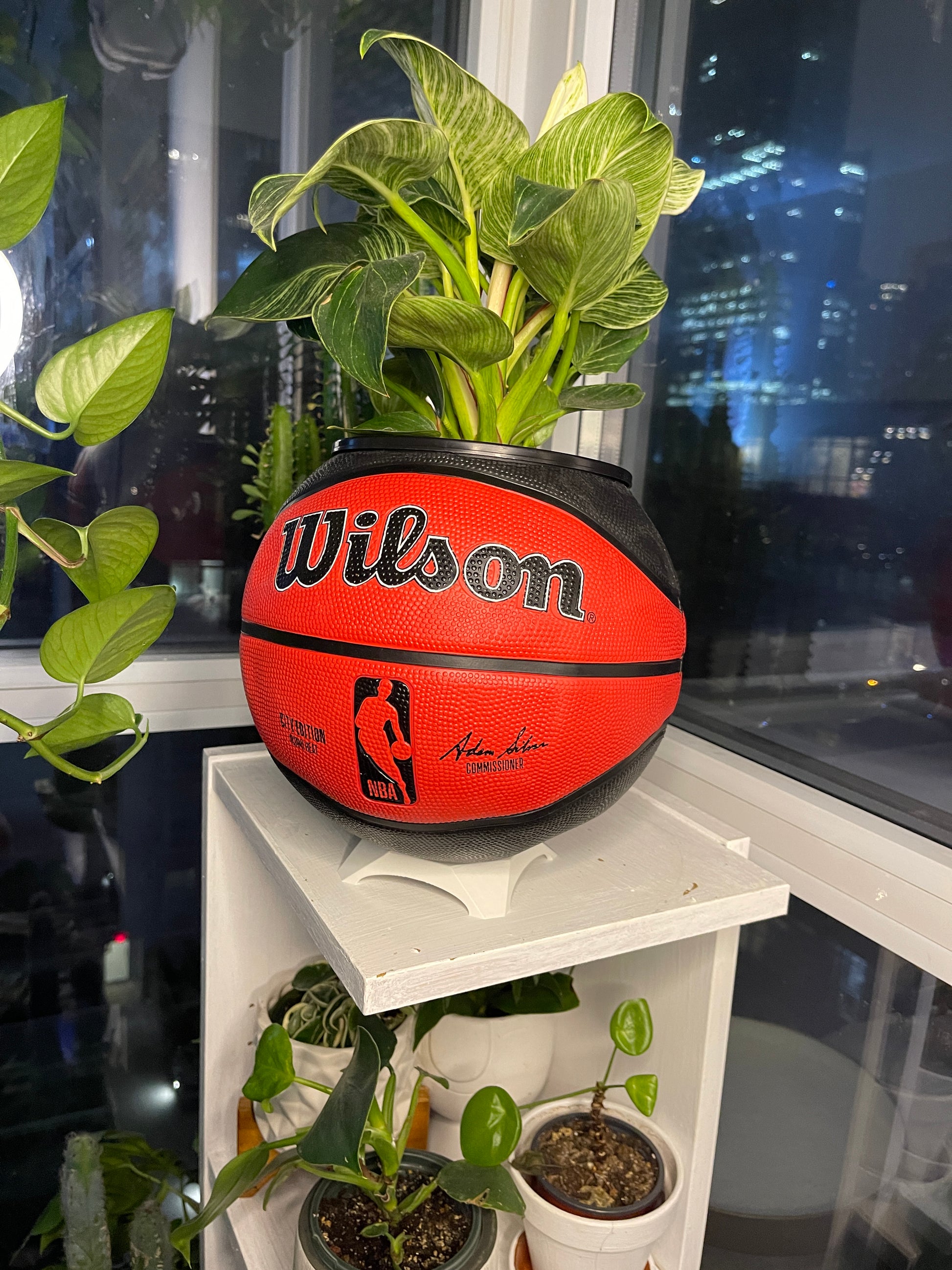 Large Basketball Planter (Miami Heat)