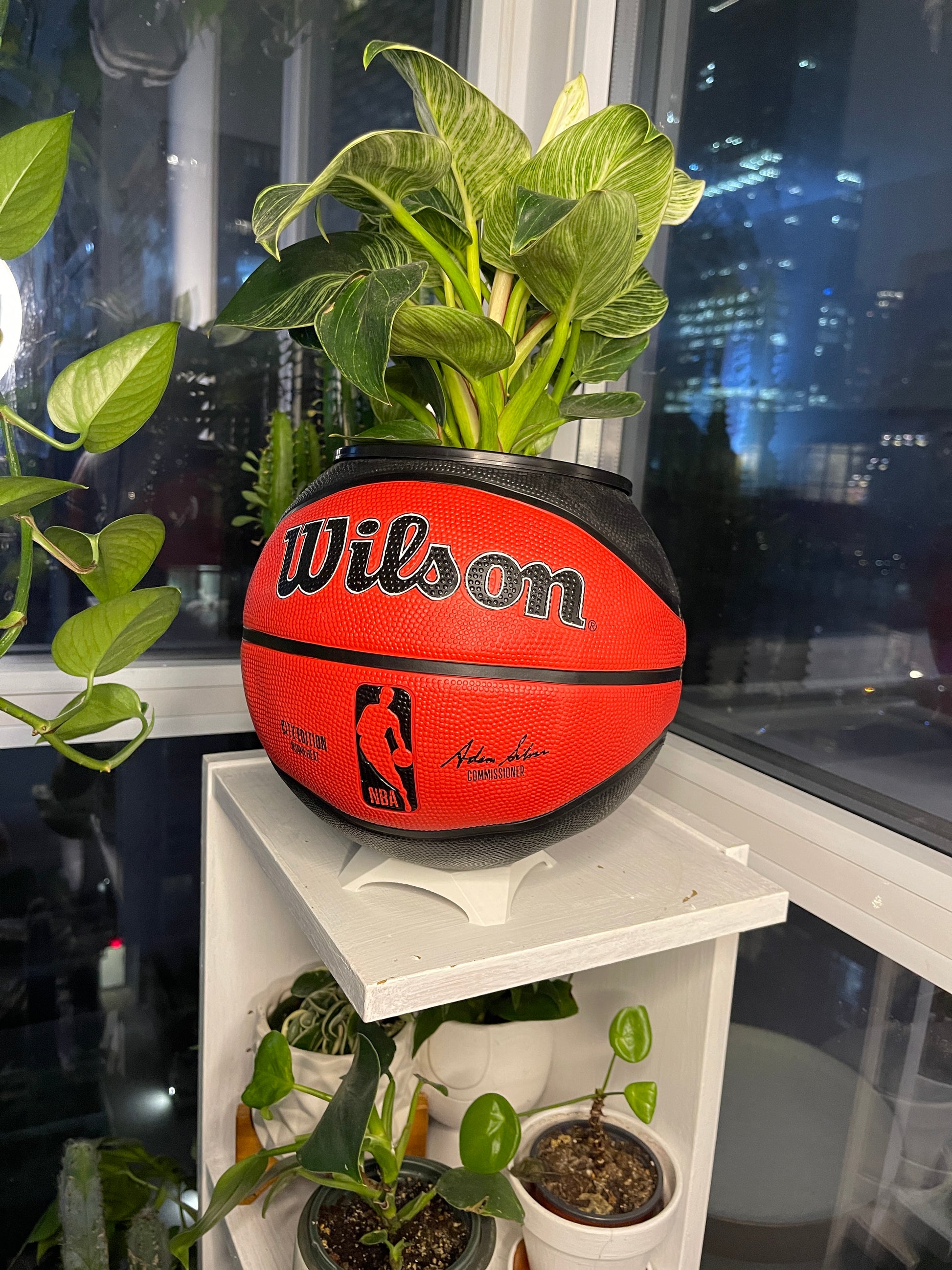 Large Basketball Planter (Miami Heat)