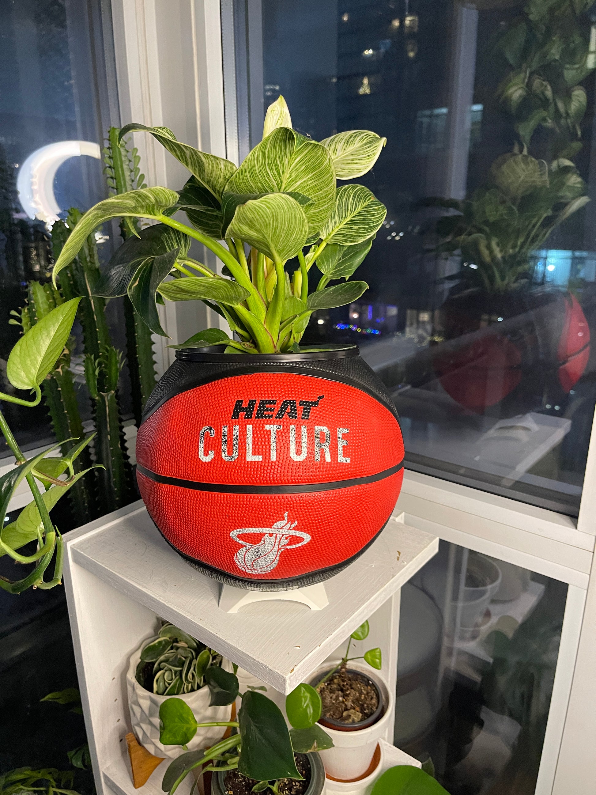 Large Basketball Planter (Miami Heat)