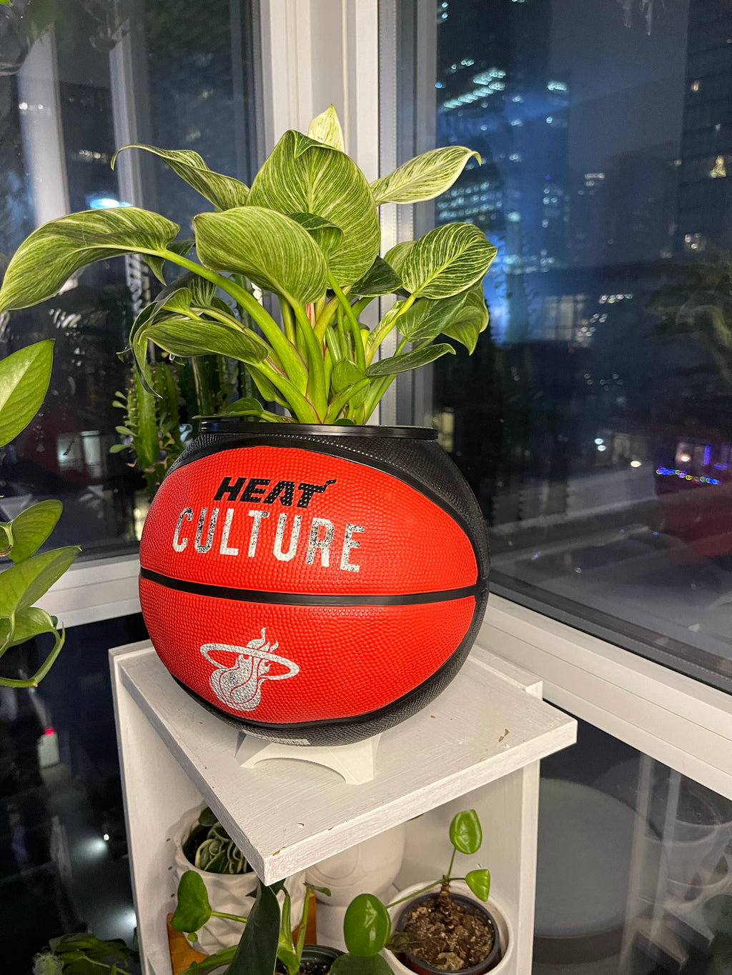 Large Basketball Planter (Miami Heat)