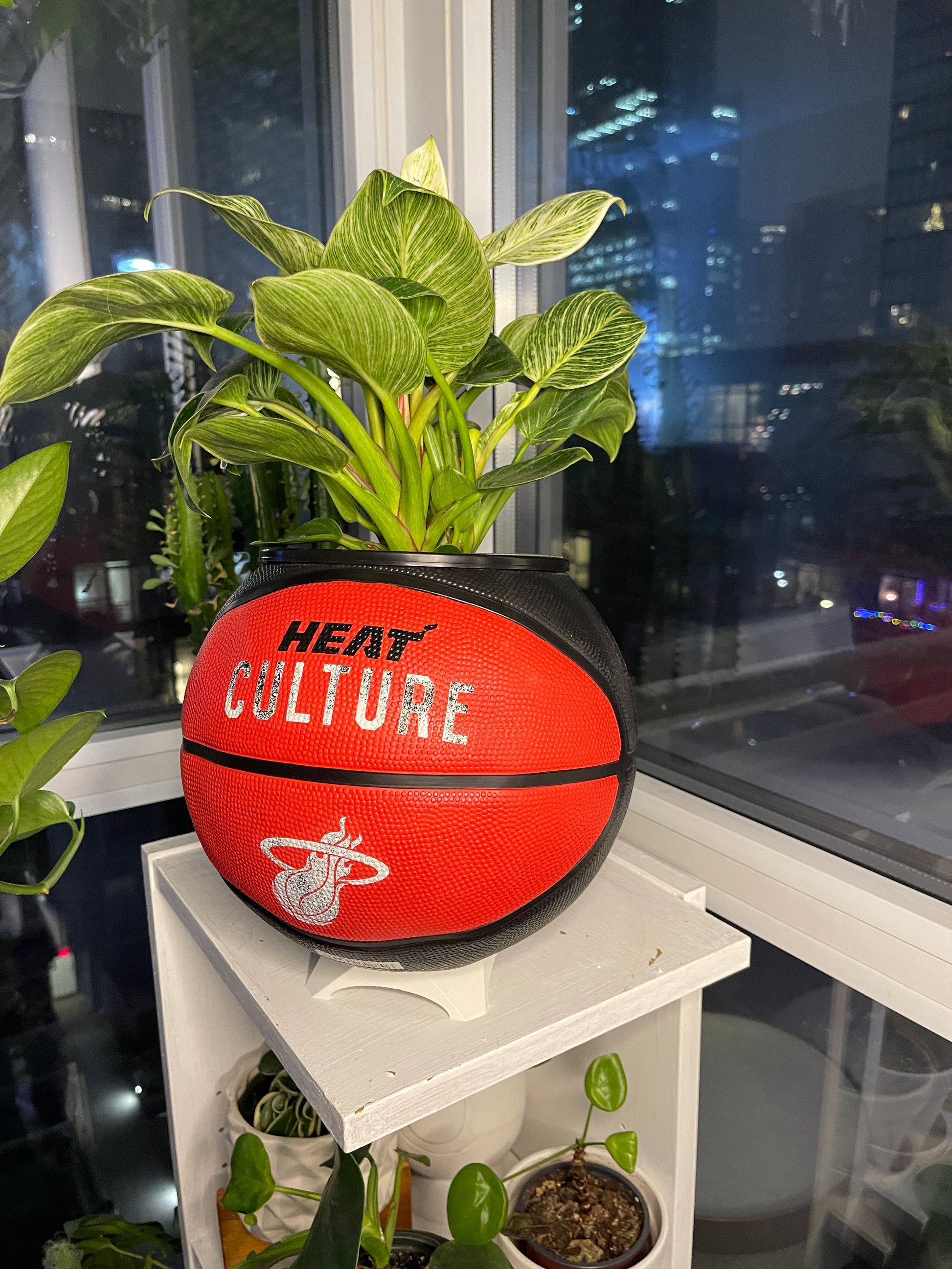 Large Basketball Planter (Miami Heat)