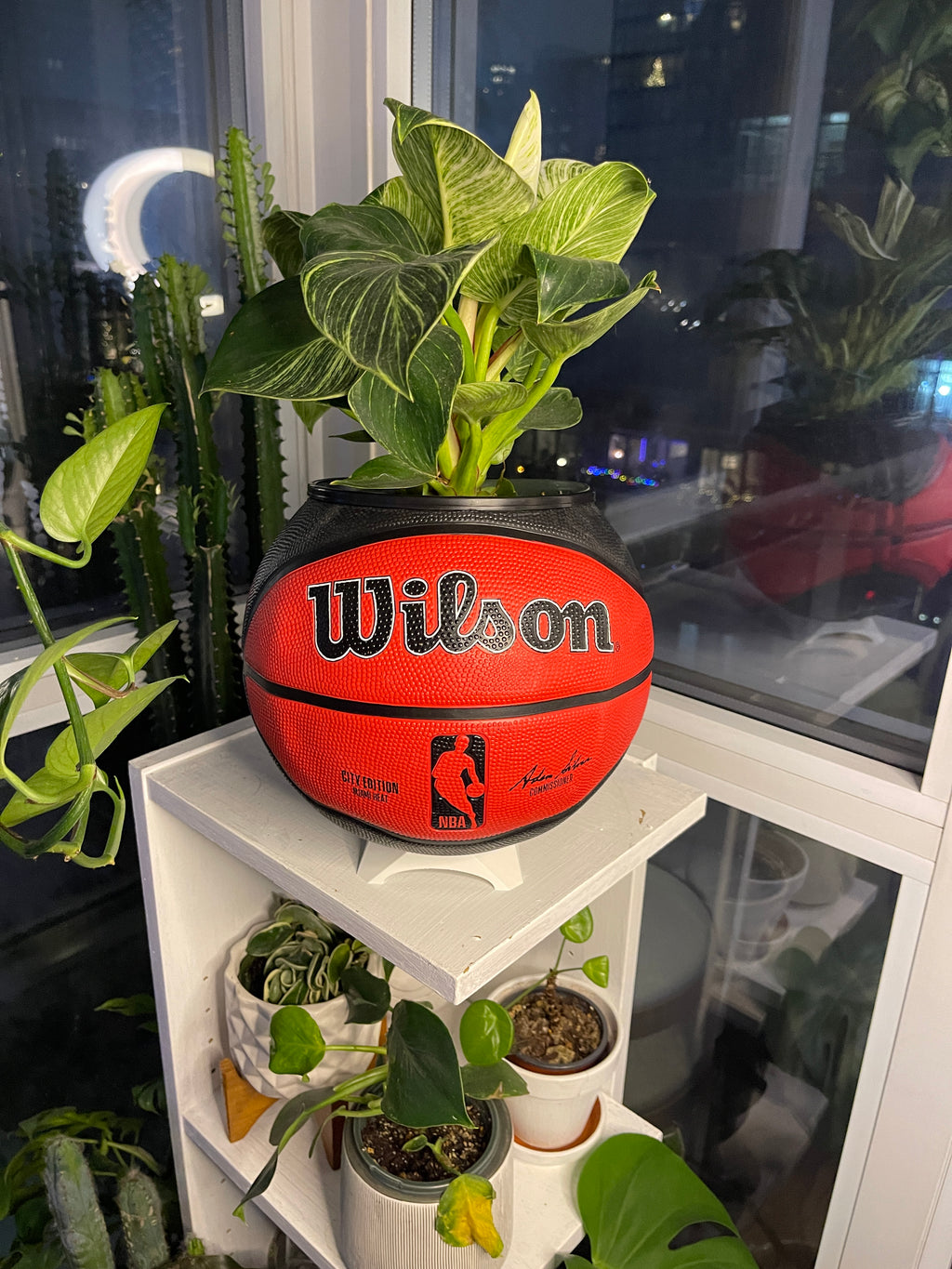 Large Basketball Planter (Miami Heat)