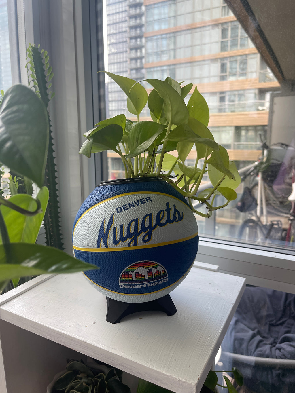 Mini Basketball Planter (Denver Nuggets)