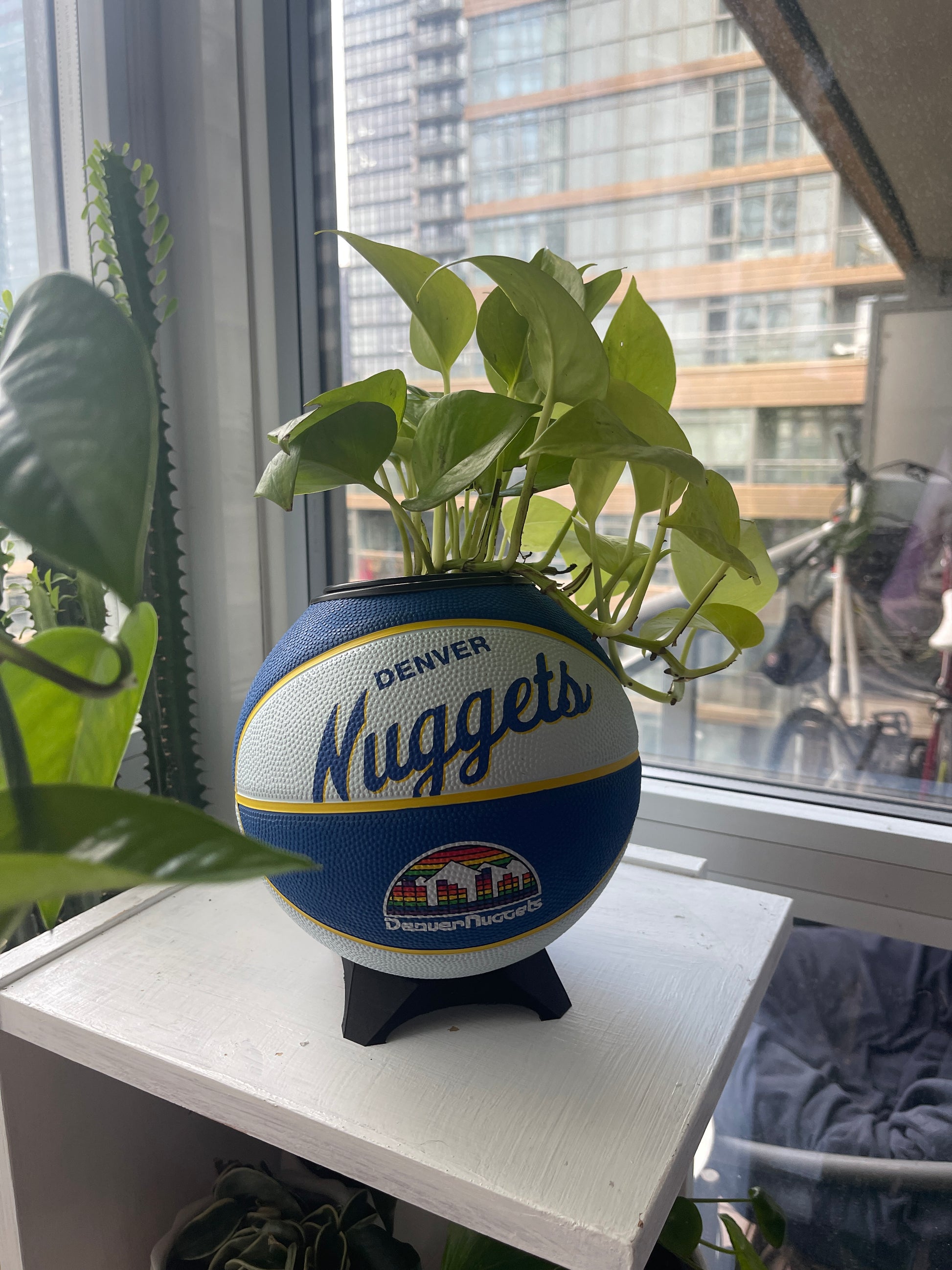 Mini Basketball Planter (Denver Nuggets)