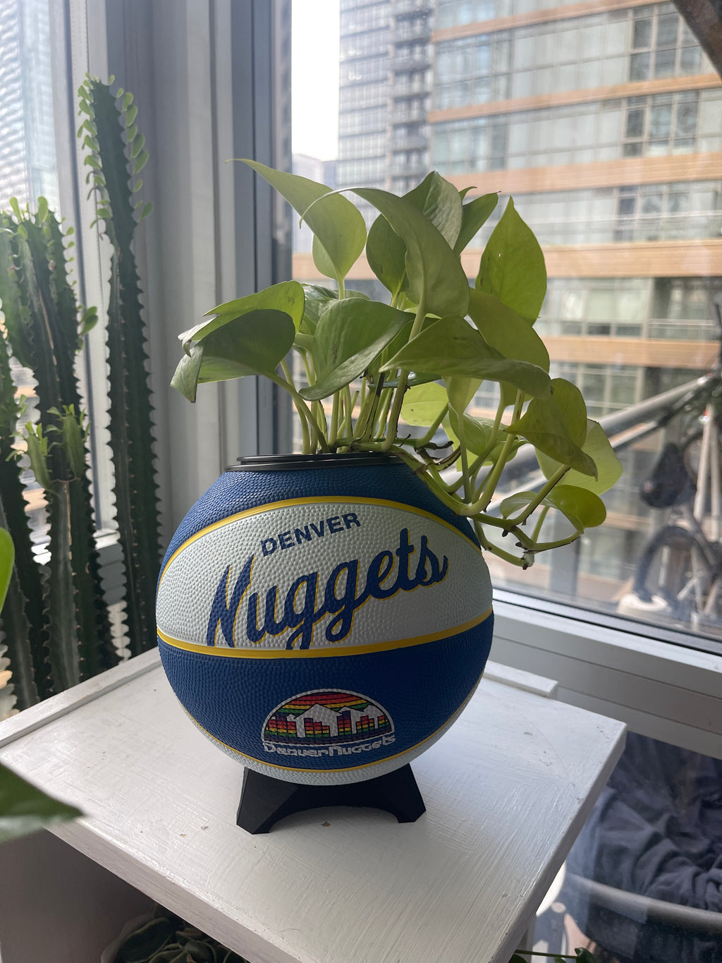 Mini Basketball Planter (Denver Nuggets)