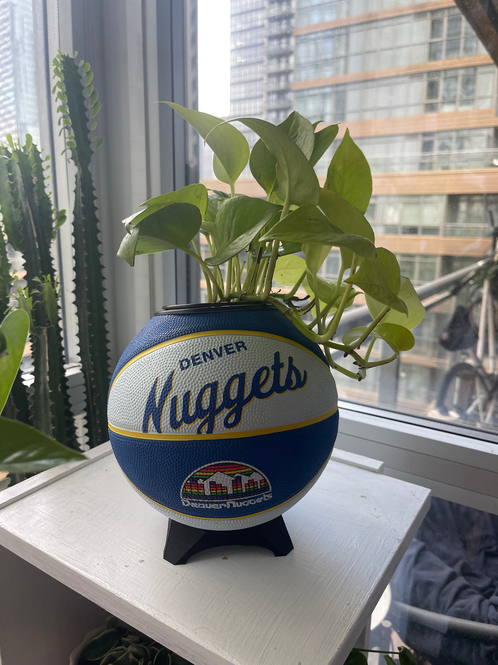 Mini Basketball Planter (Denver Nuggets)